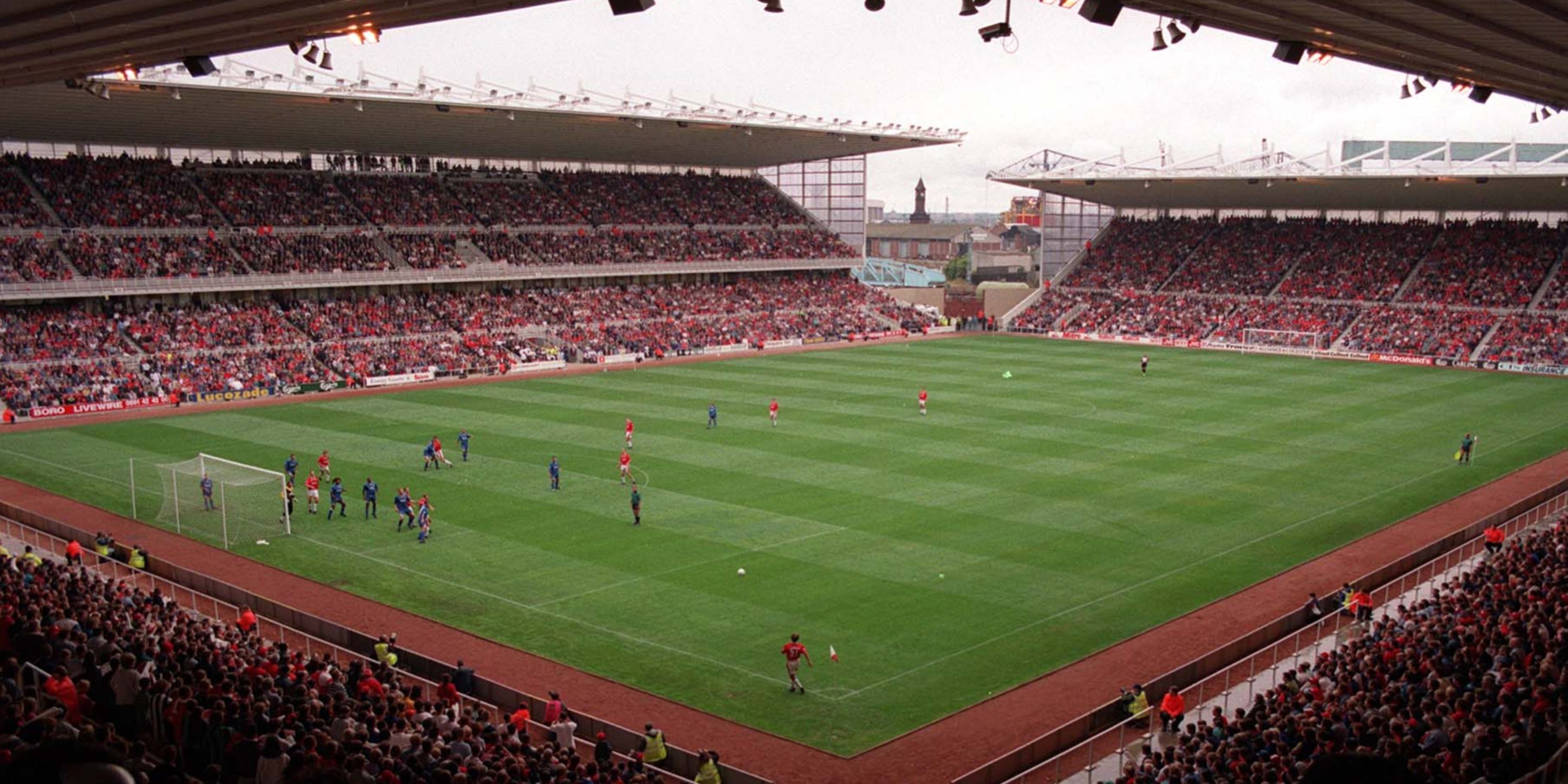 Middlesbrough's current ground, the Riverside Stadium