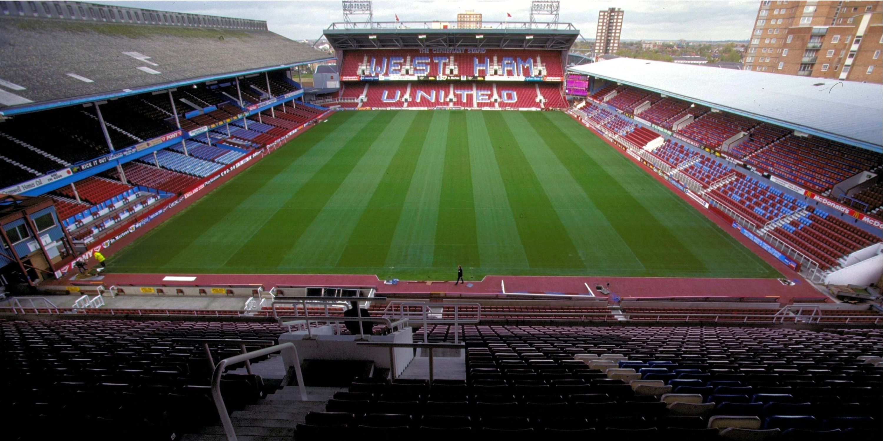 West Ham's former stadium, the Boleyn Ground, otherwise known as Upton Park