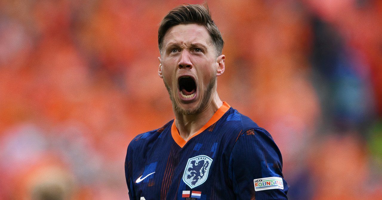 Netherlands' Wout Weghorst celebrates scoring
