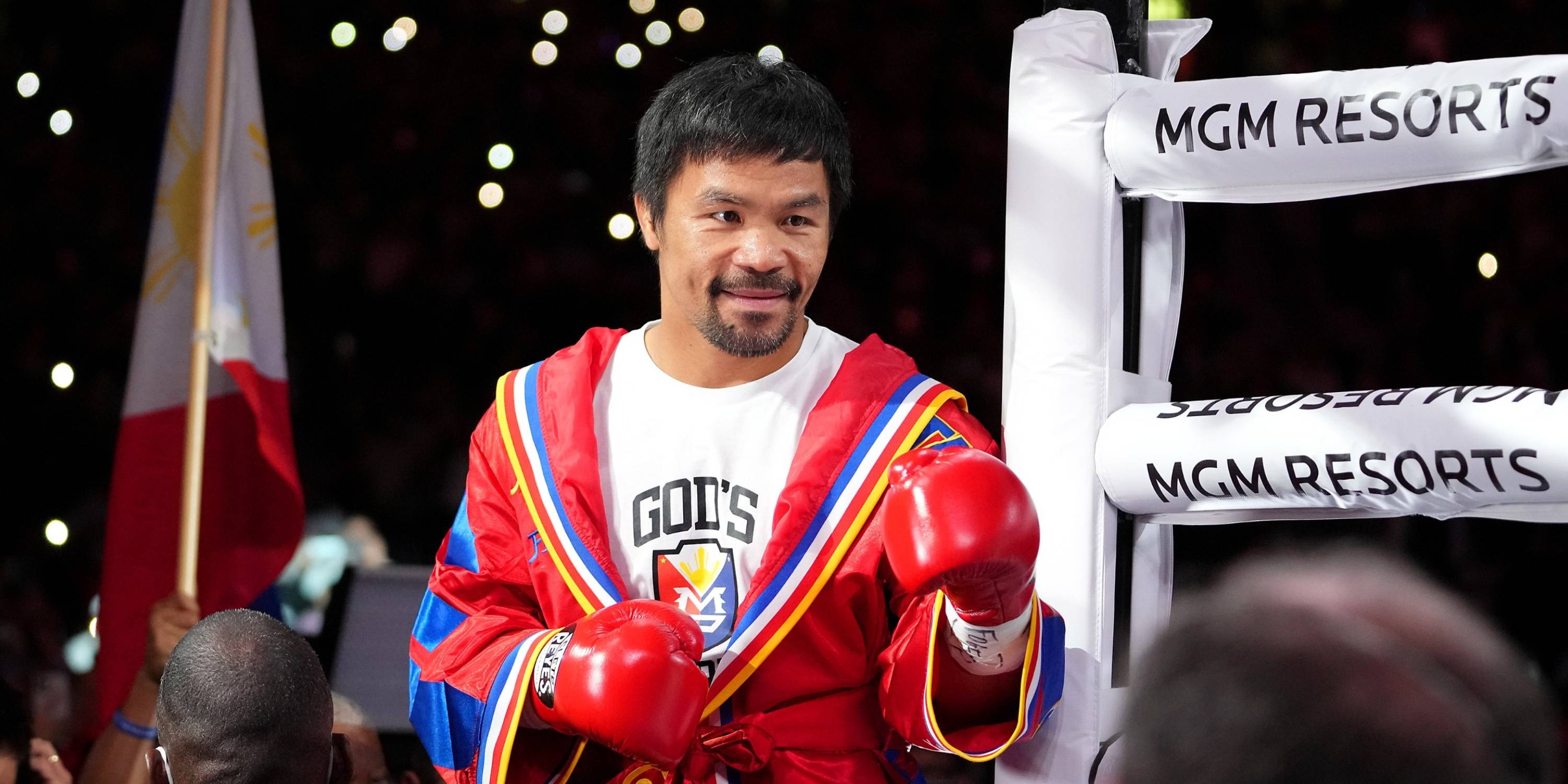 2024 Leaf Legend Manny Pacquiao #L-06 – Sports Trading Card, Near Mint, Boxing