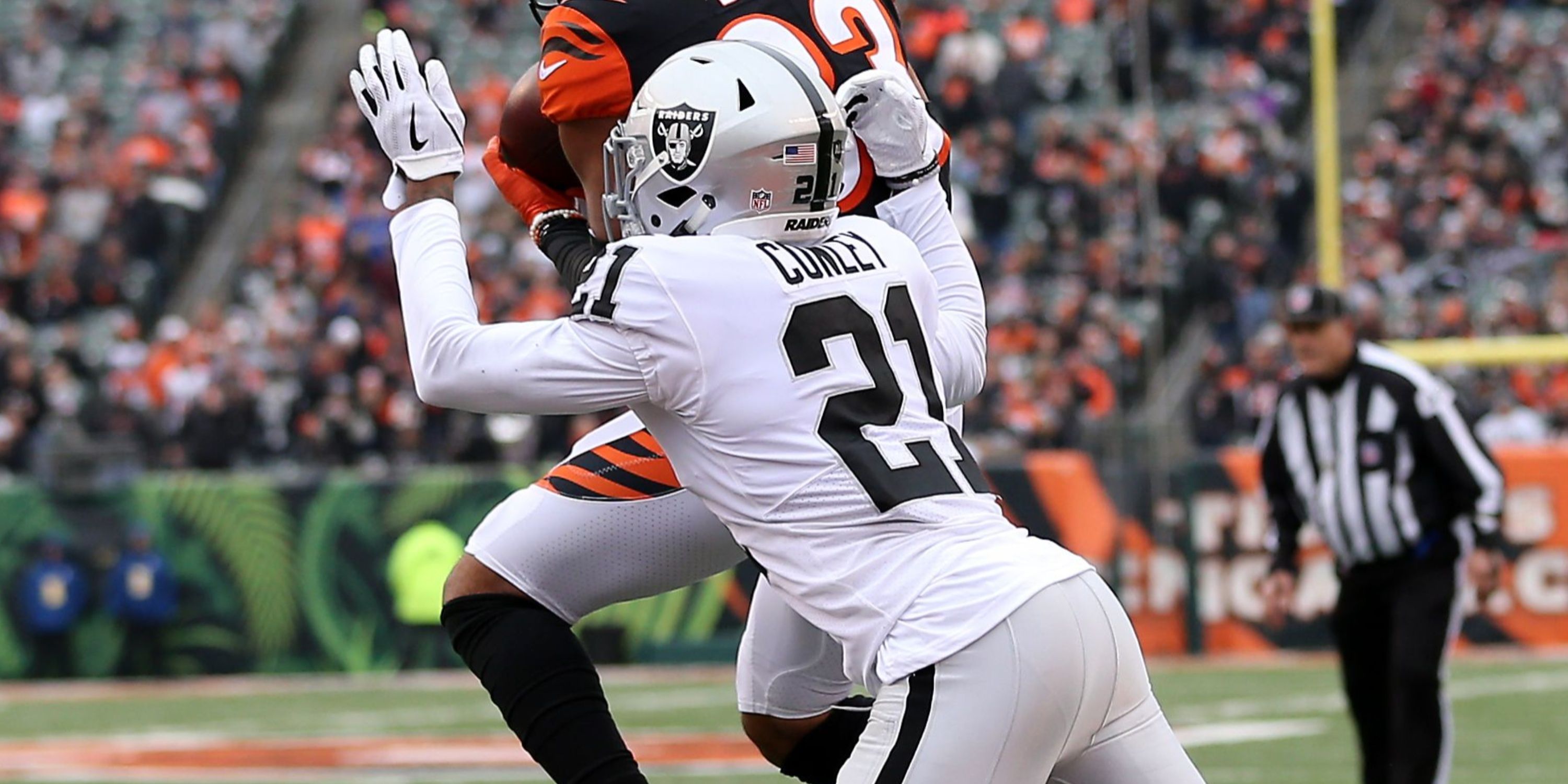 Gareon Conley Oakland Raiders vs. Cincinnati Bengals