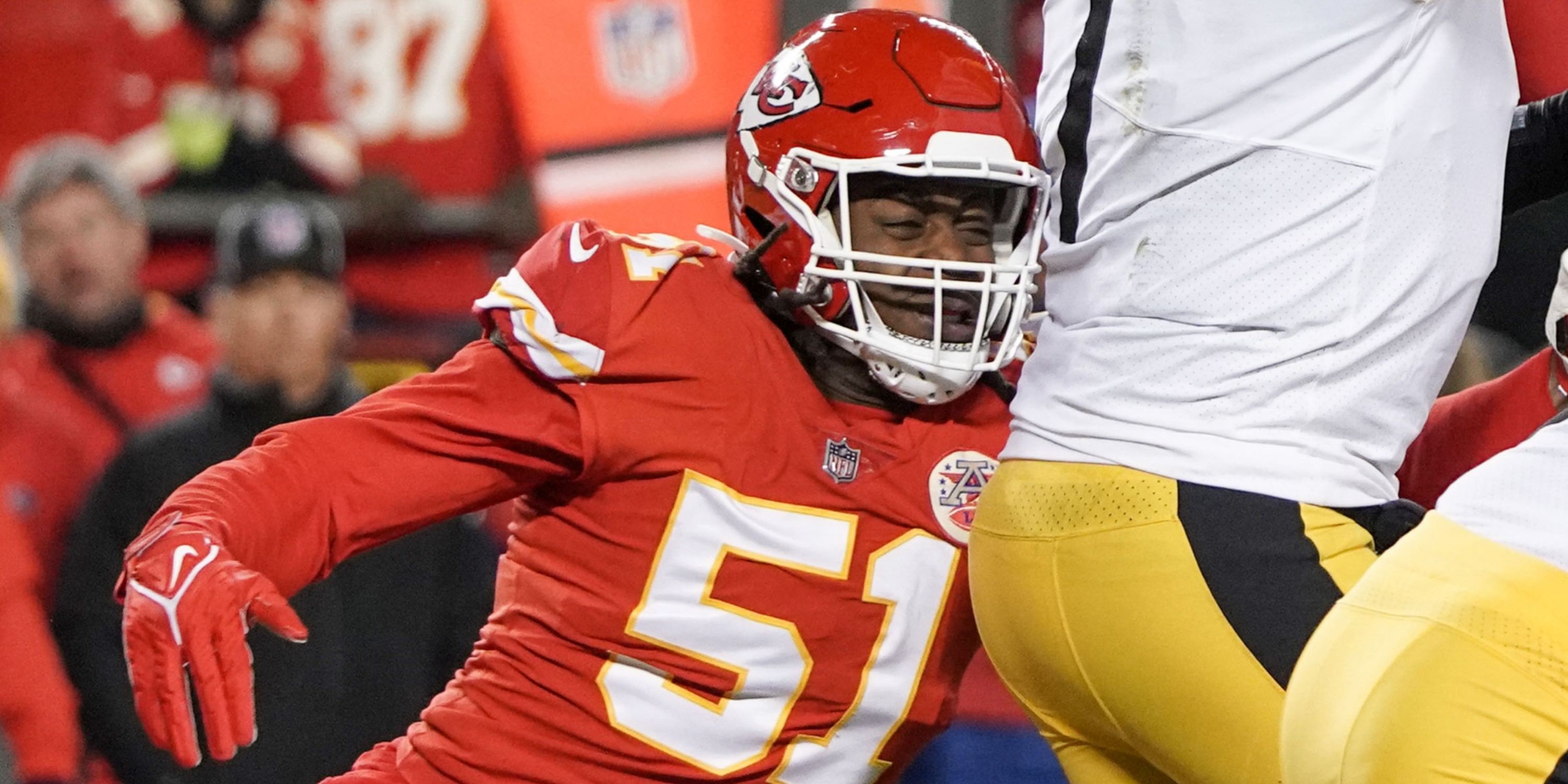 Michael Danna Chiefs vs. Steelers 2022 Wild Card