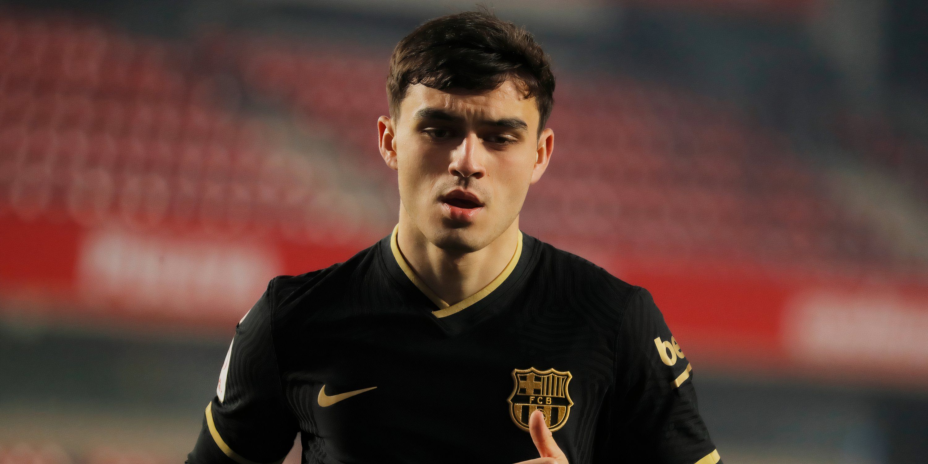 Pedri in action for FC Barcelona