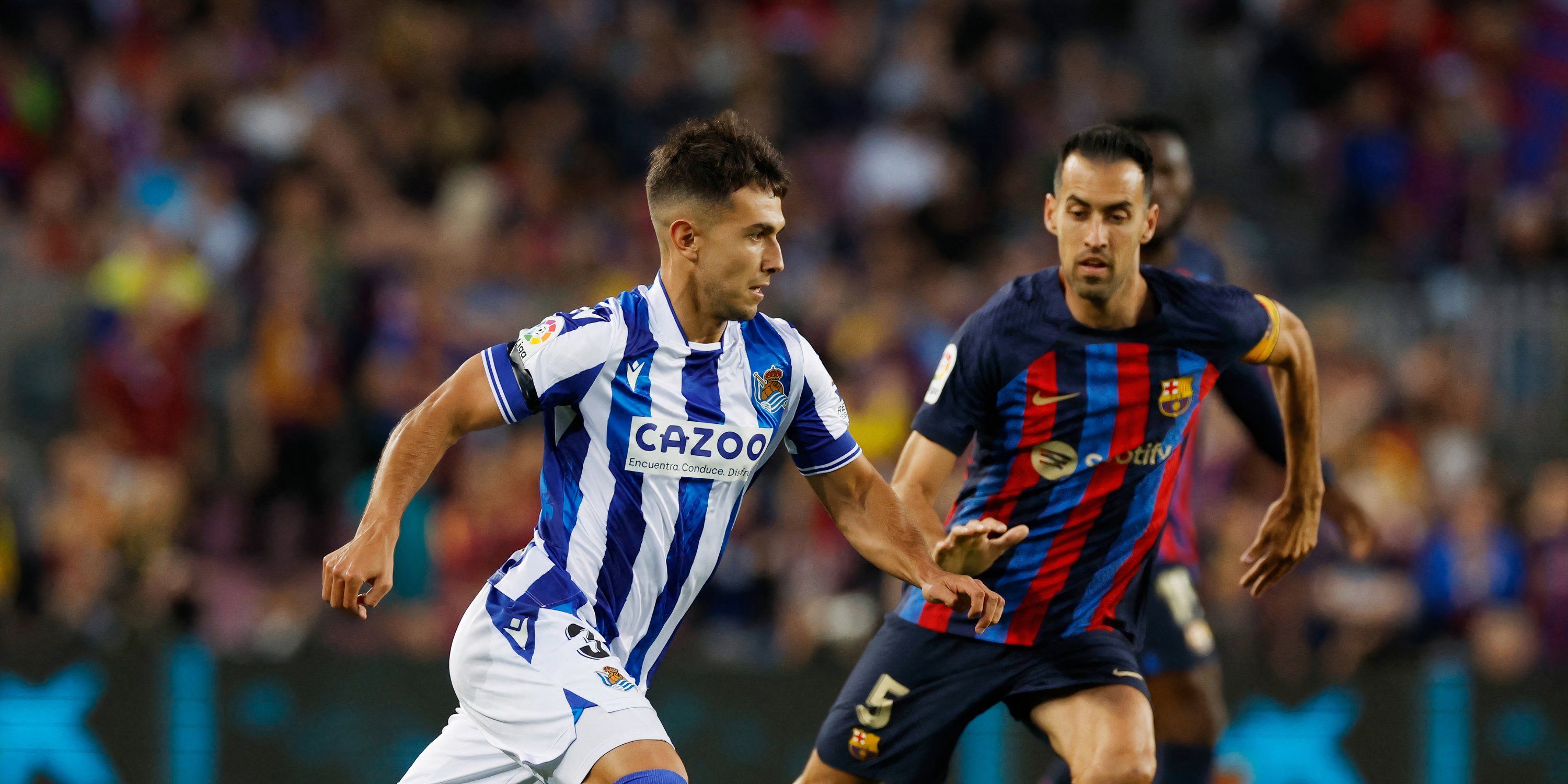 Zubimendi in action for Real Sociedad