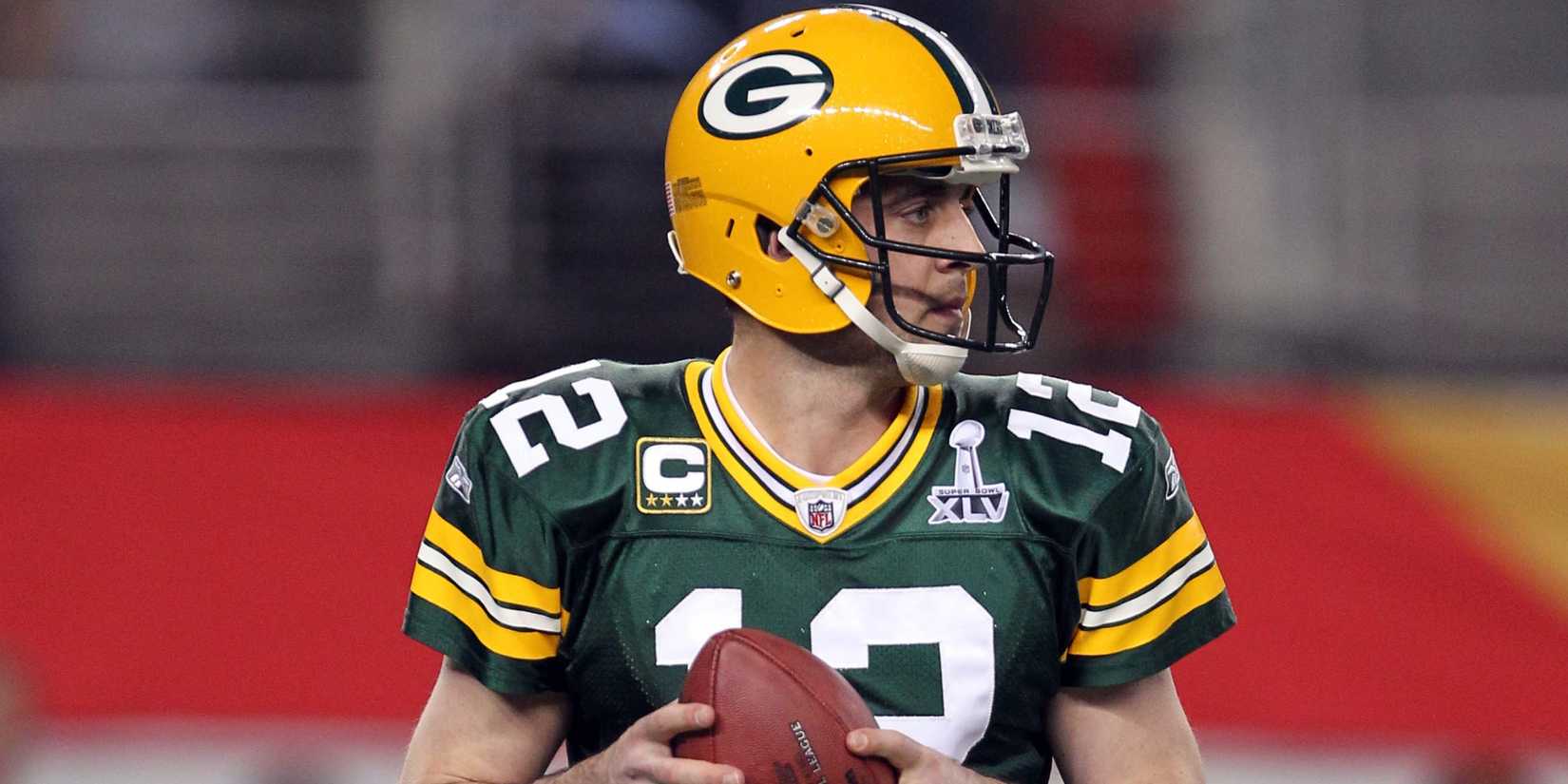 Aaron Rodgers Green Bay Packers Super Bowl 45