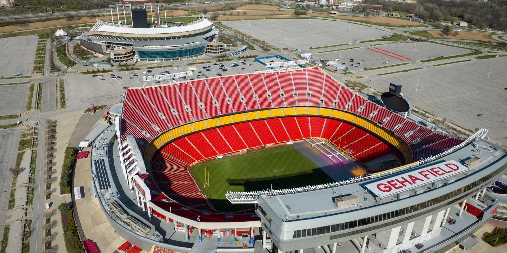 Arrowhead Stadium and Kauffman Stadium