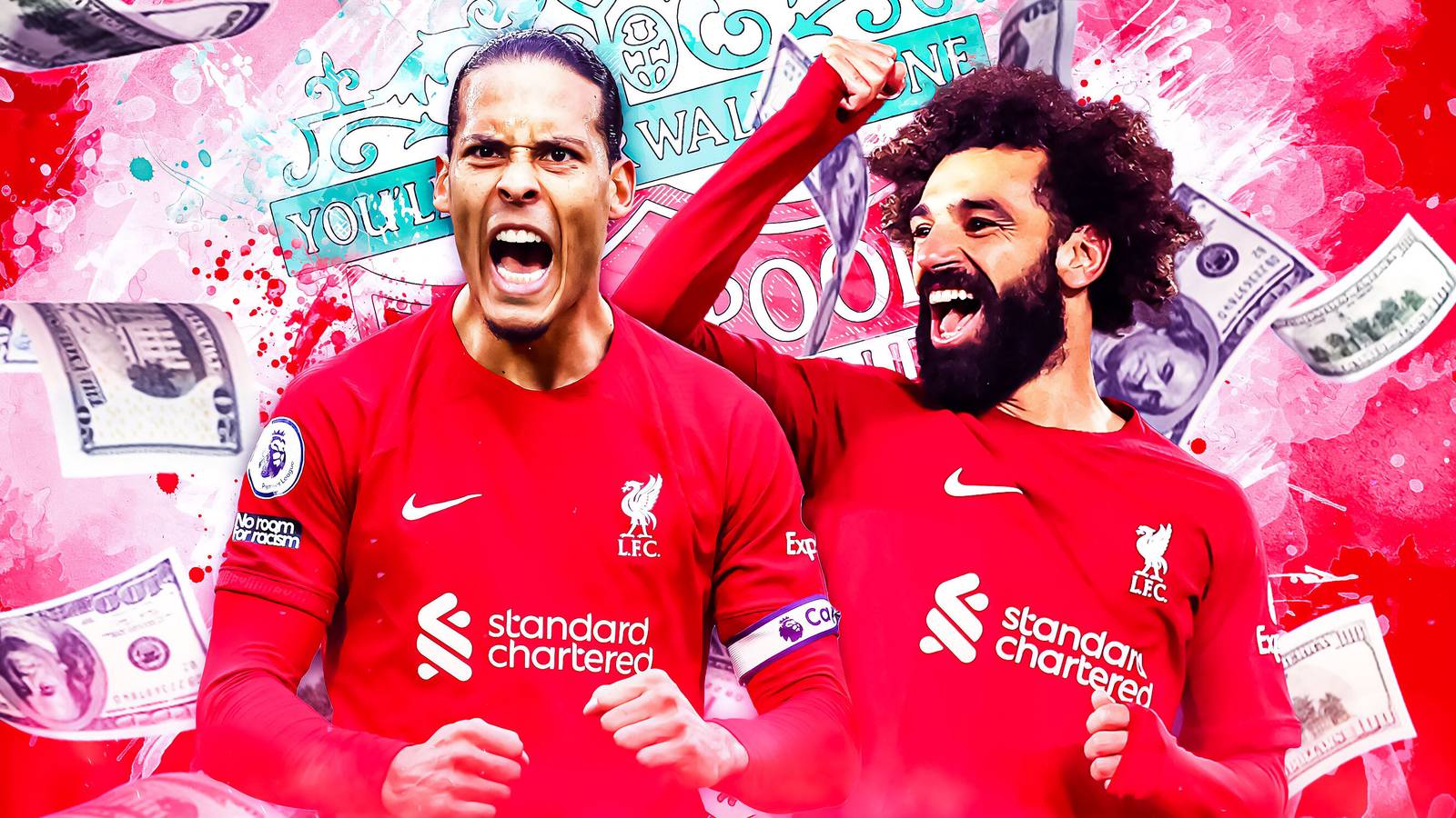 Virgil van Dijk and Mohamed Salah