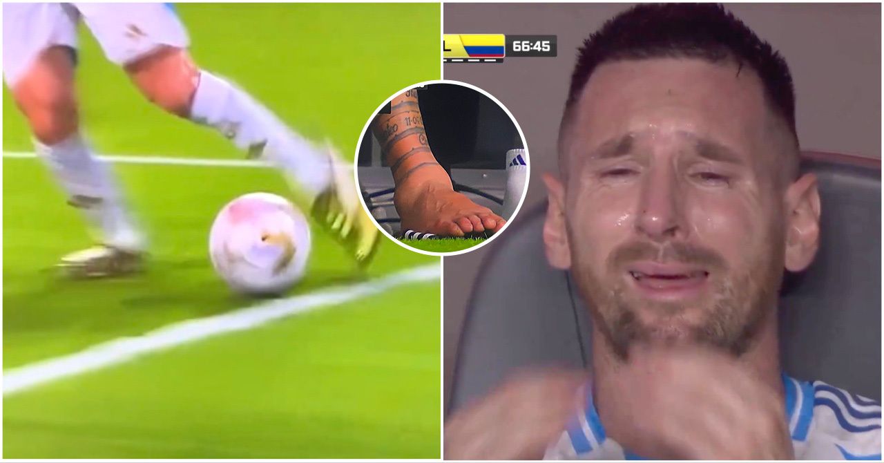 How Lionel Messi Injured His Ankle During Copa America Final