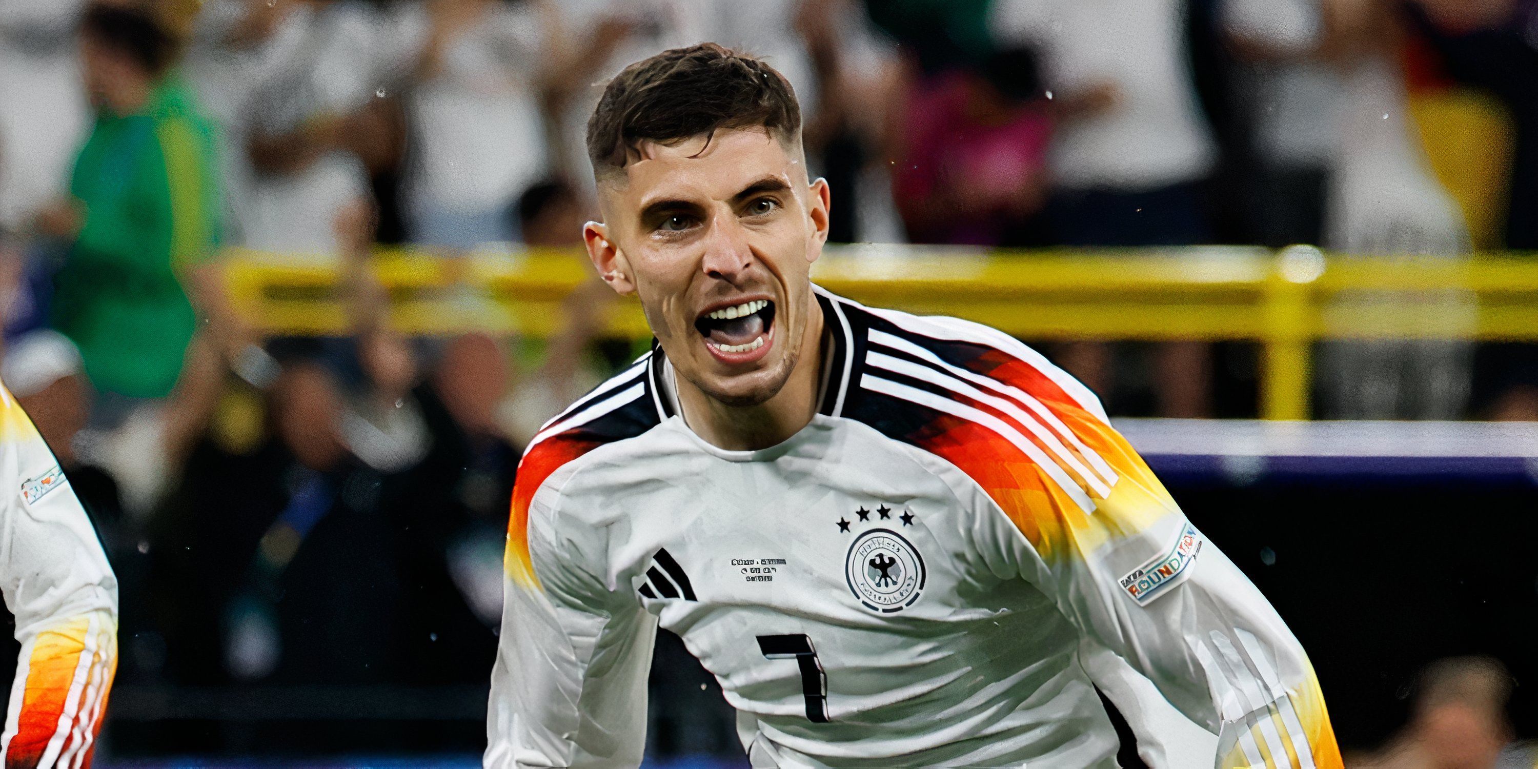 Germany's Kai Havertz celebrates