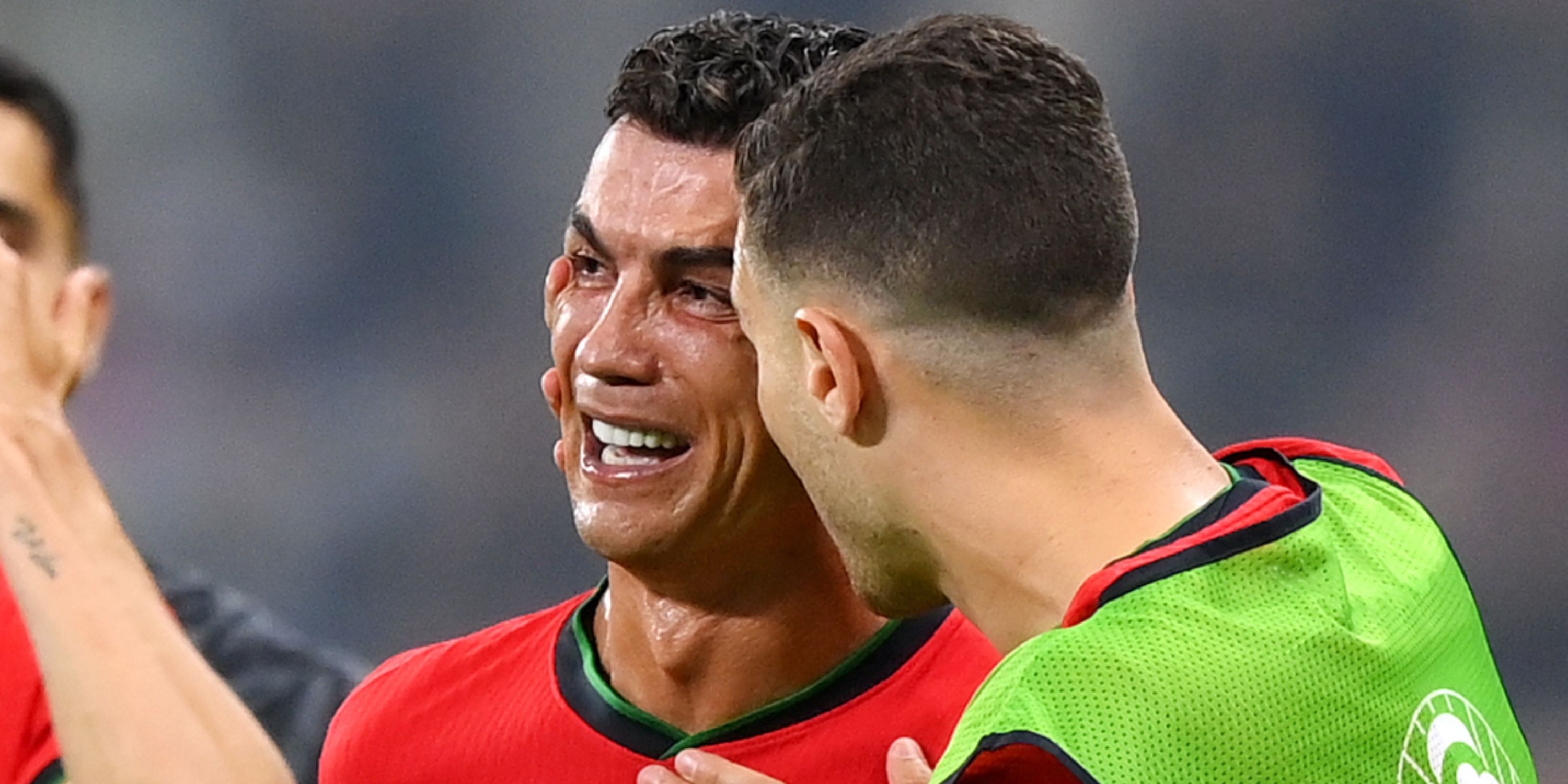 Cristiano Ronaldo crying