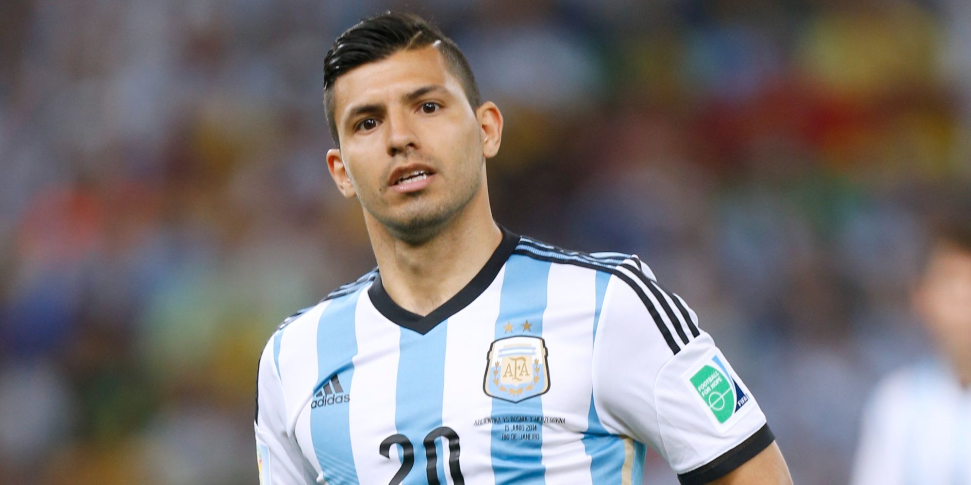 Sergio Aguero of Argentina.