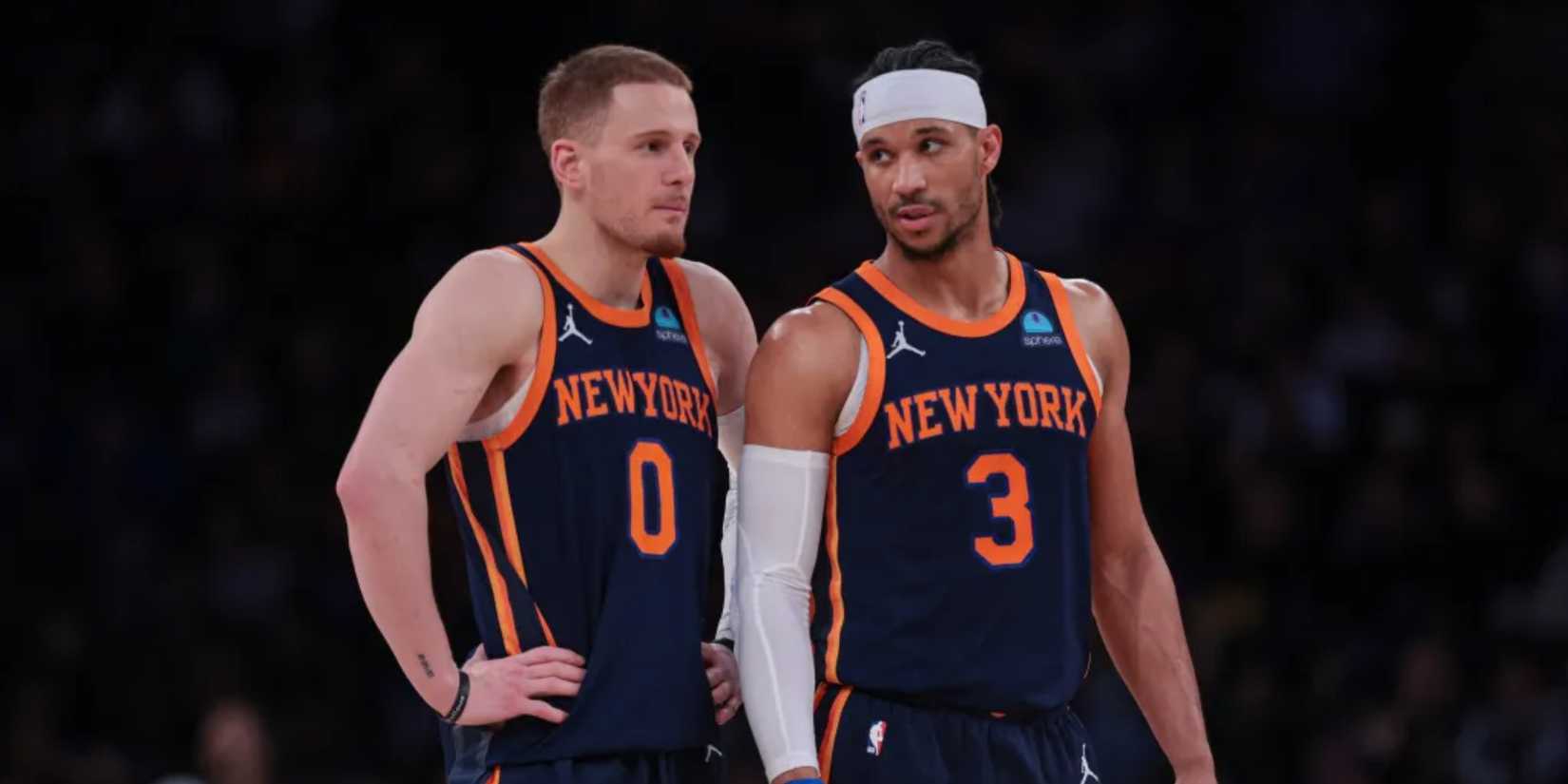 New York Knicks Josh Hart Donte DiVincenzo 