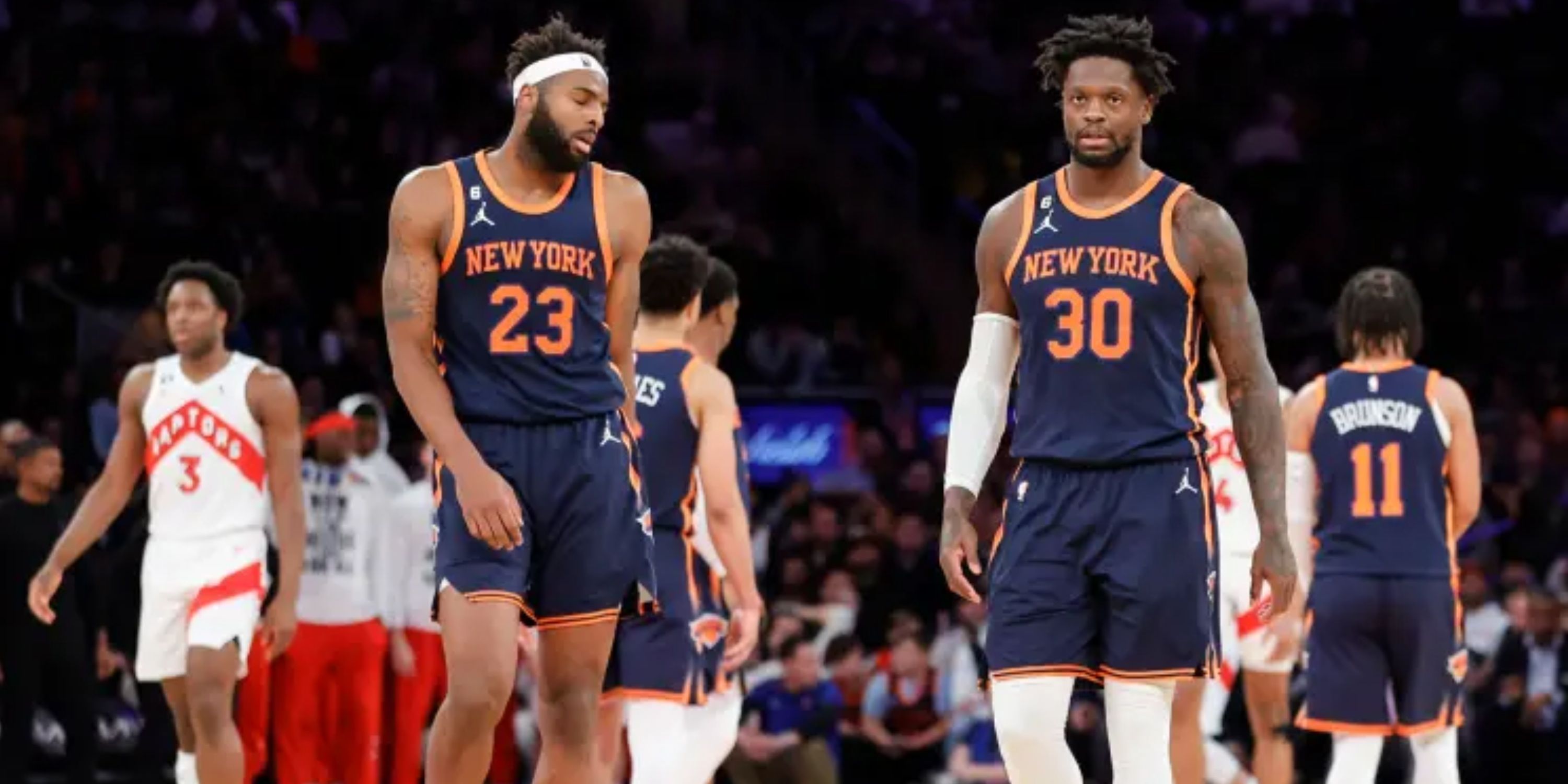 Mitchell Robinson Julius Randle New York Knicks 