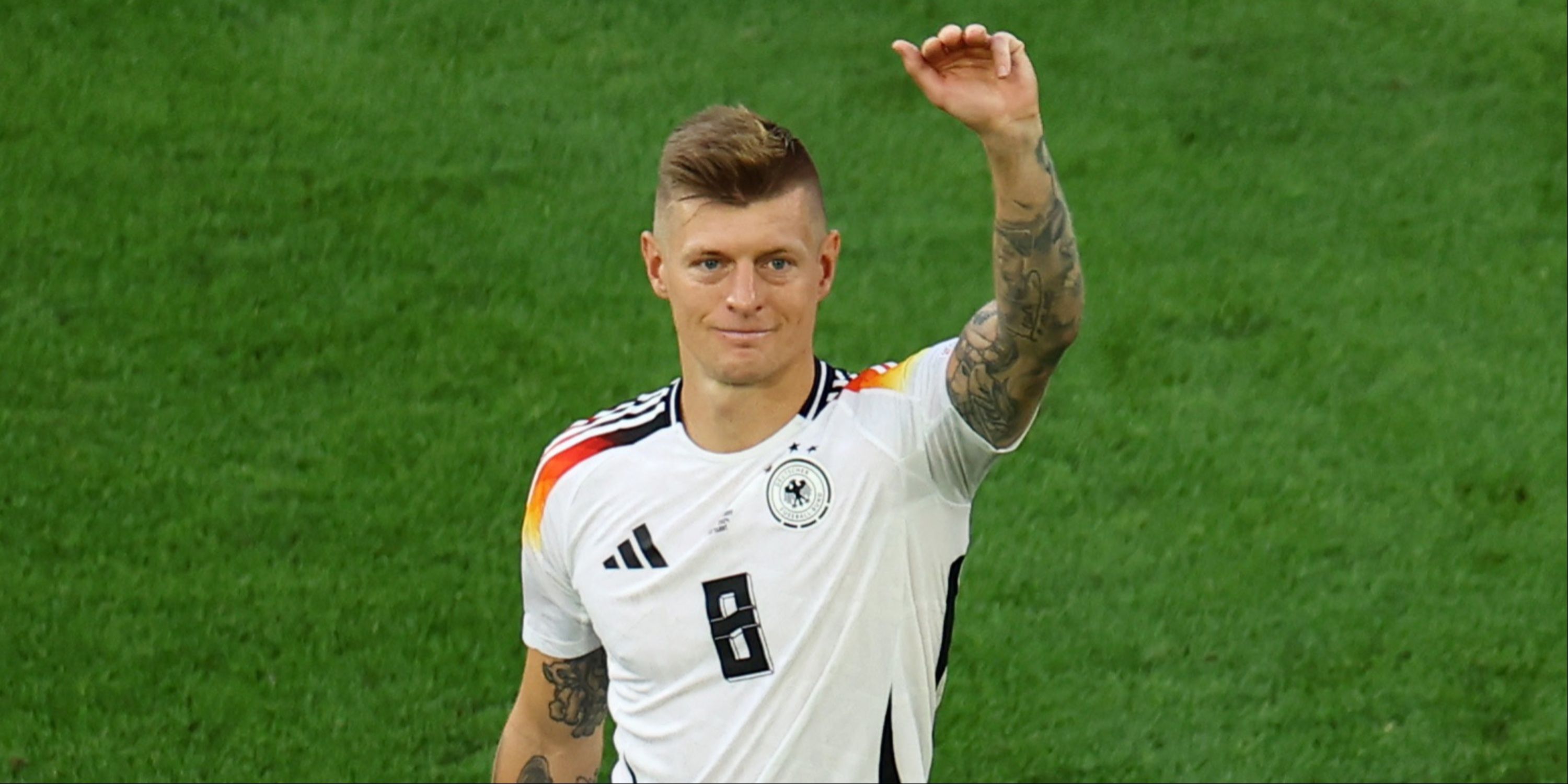 Toni Kroos in action for Germany