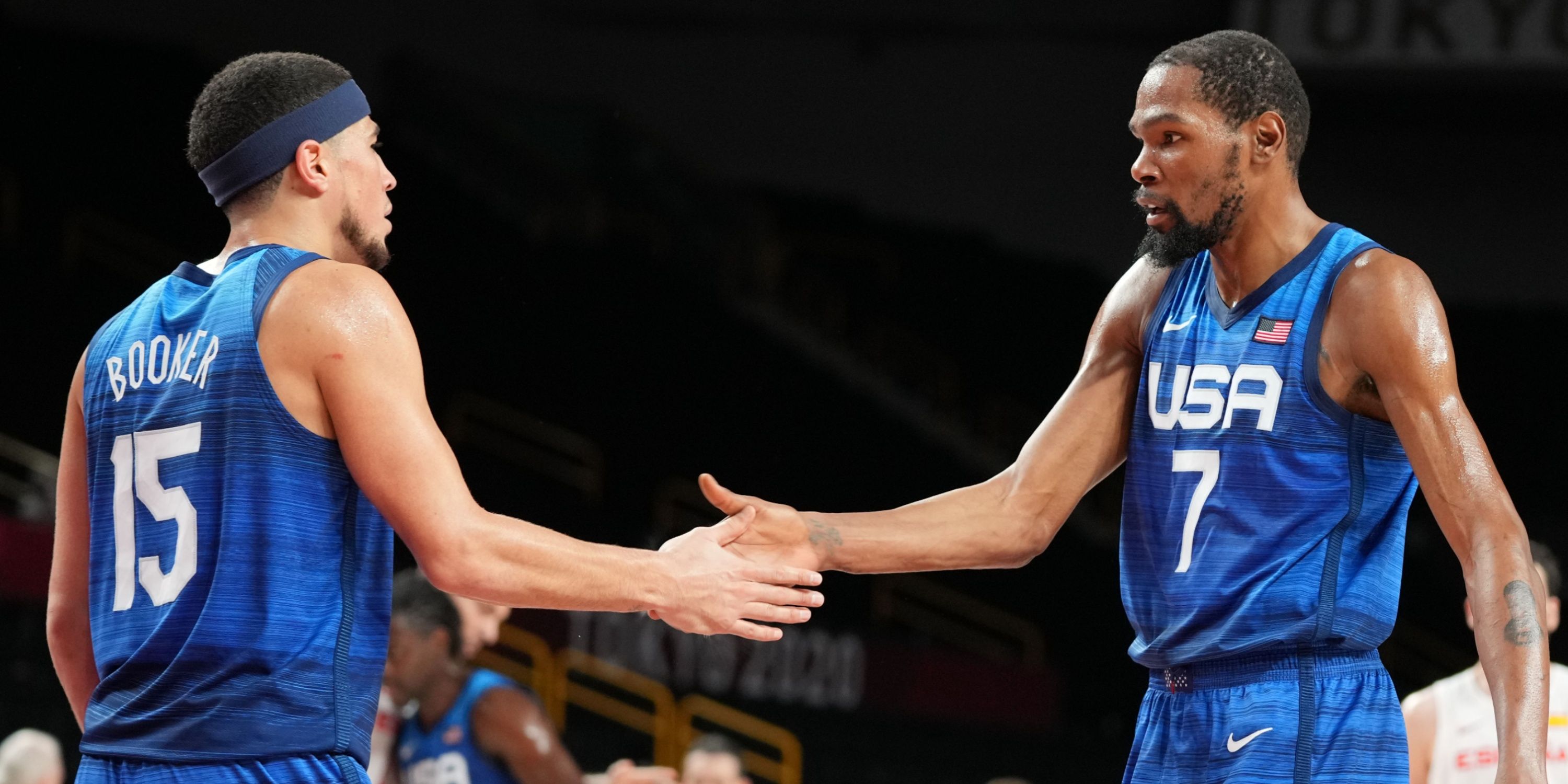 Kevin Durant and Devin Booker