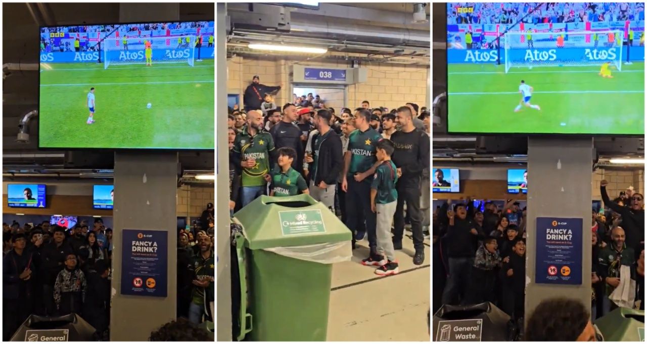 India & Pakistan cricket fans come together to celebrate England's Euro 2024 win in viral footage
