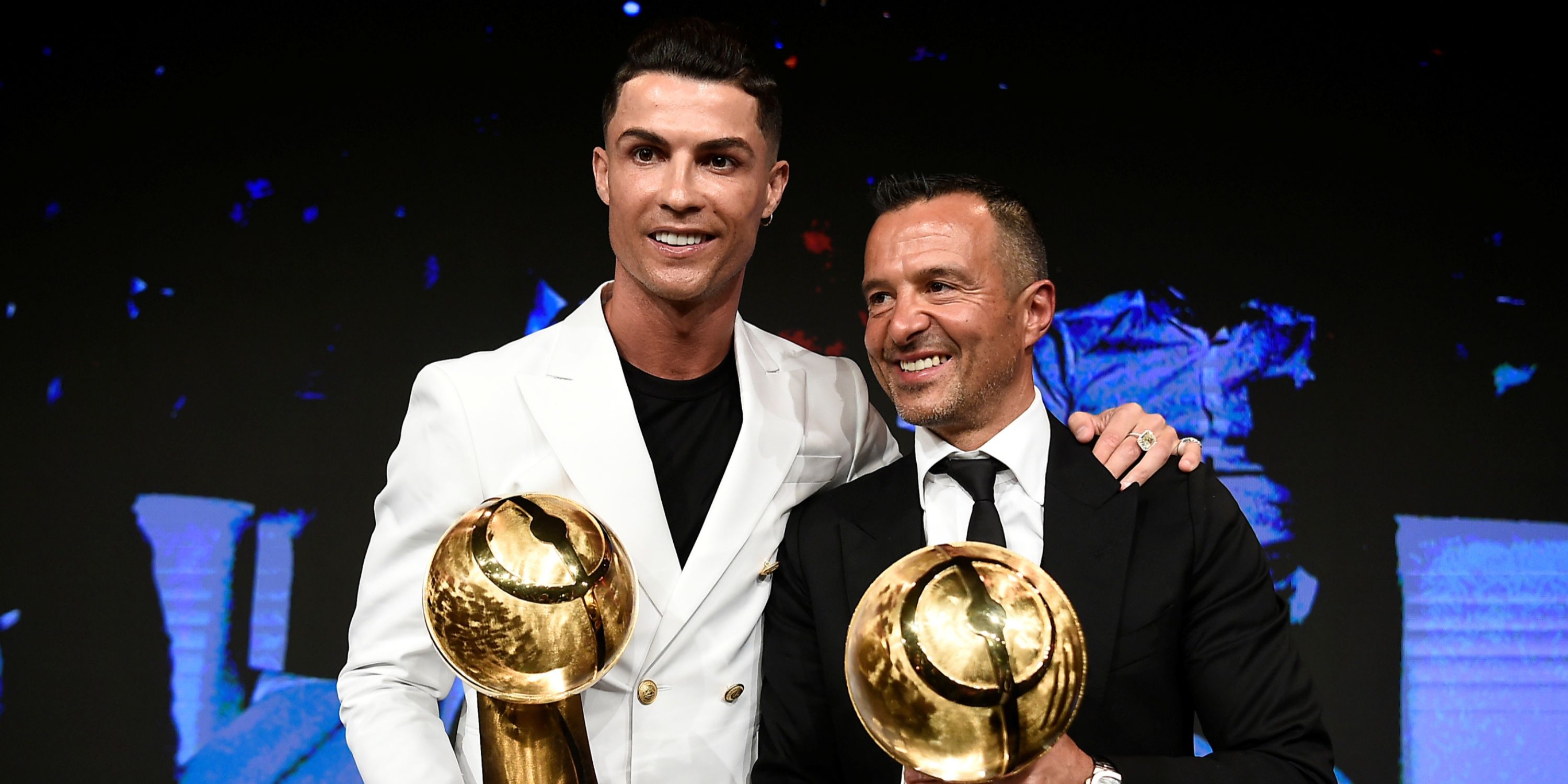 Mendes with Ronaldo