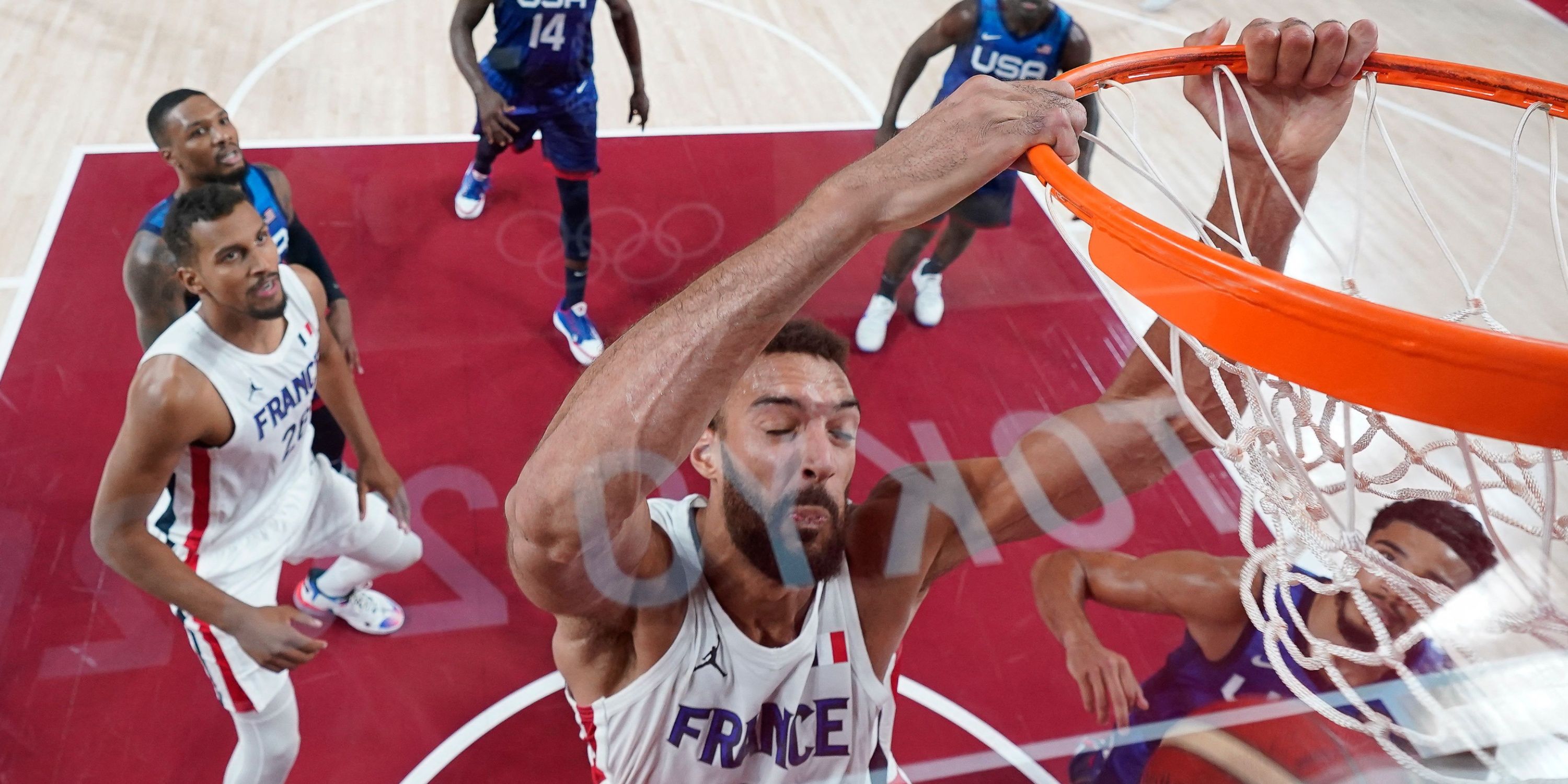 Rudy Gobert USA France basketball