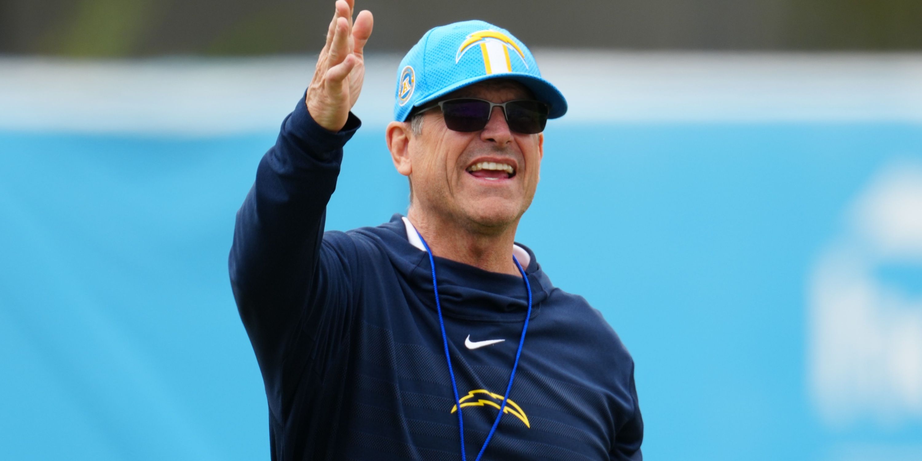 Jim Harbaugh Chargers OTAs