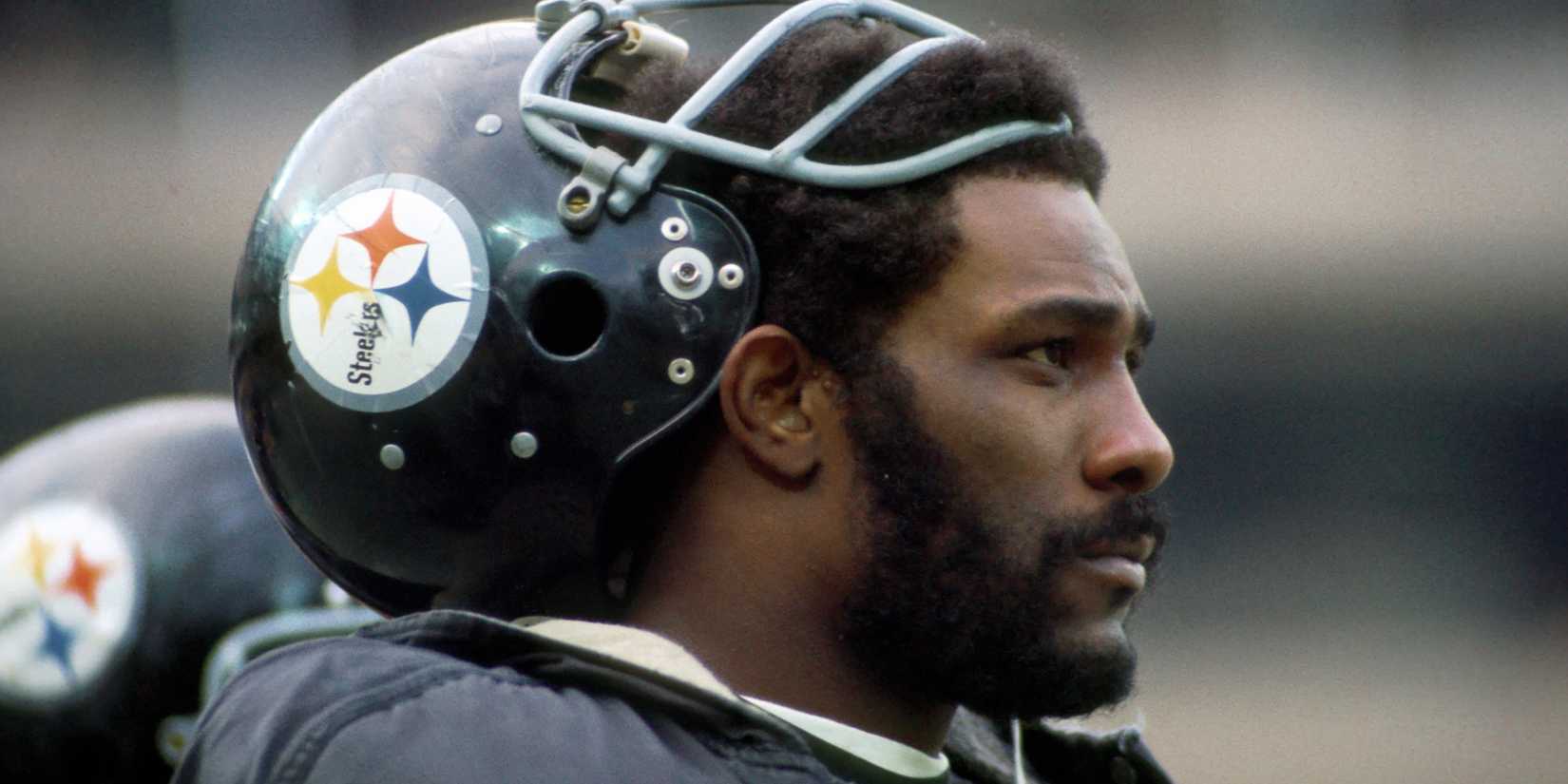 Pittsburgh Steelers defensive tackle Mean Joe Greene. 