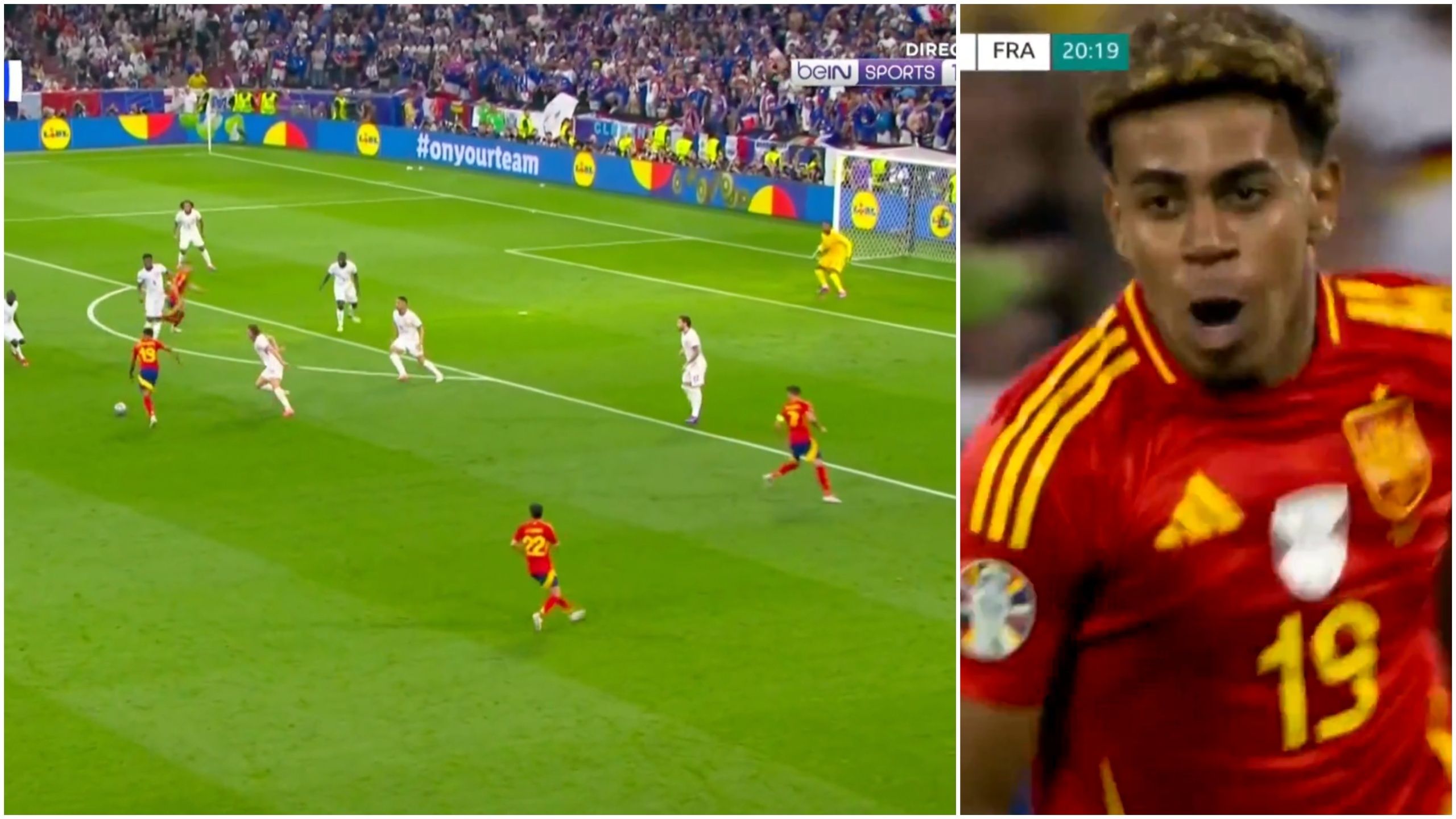 Lamine Yamal Smashes Record With Screamer for Spain v France