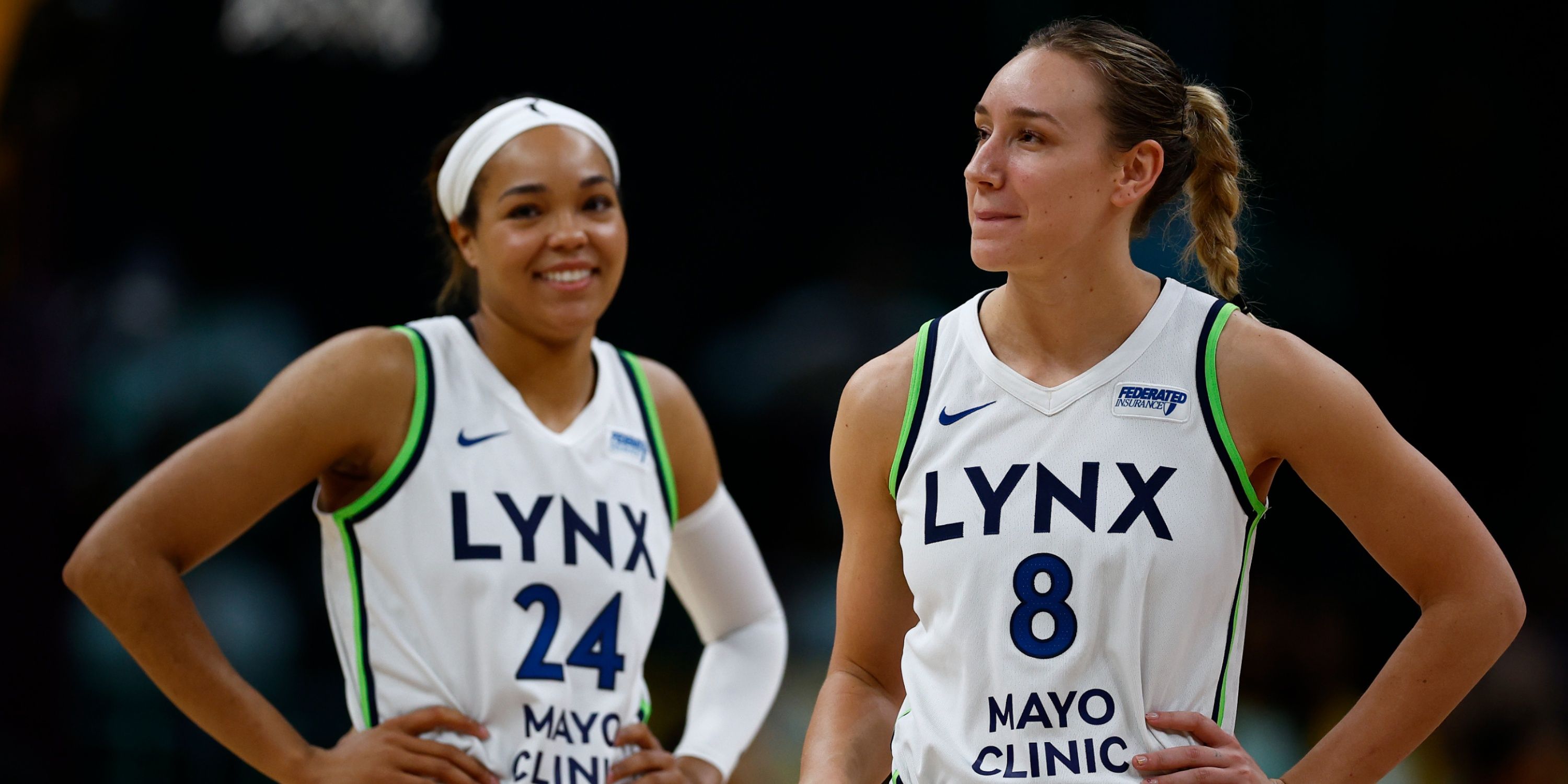 Lynx stars Napheesa Collier and Alanna Smith