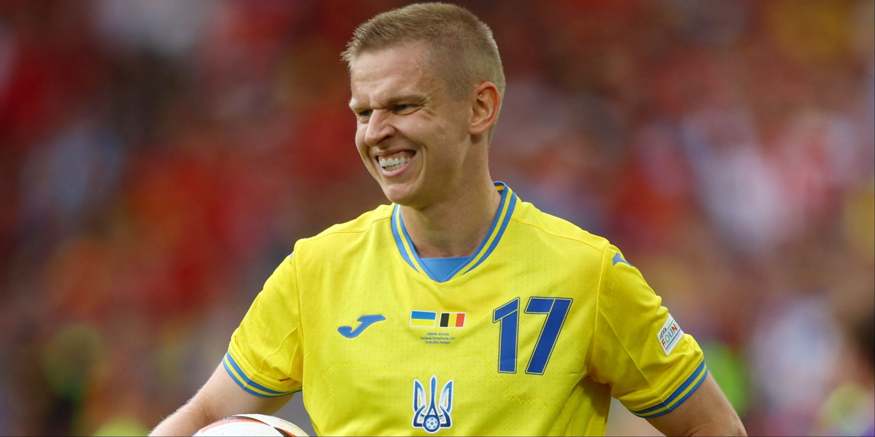 Ukraine's Oleksandr Zinchenko