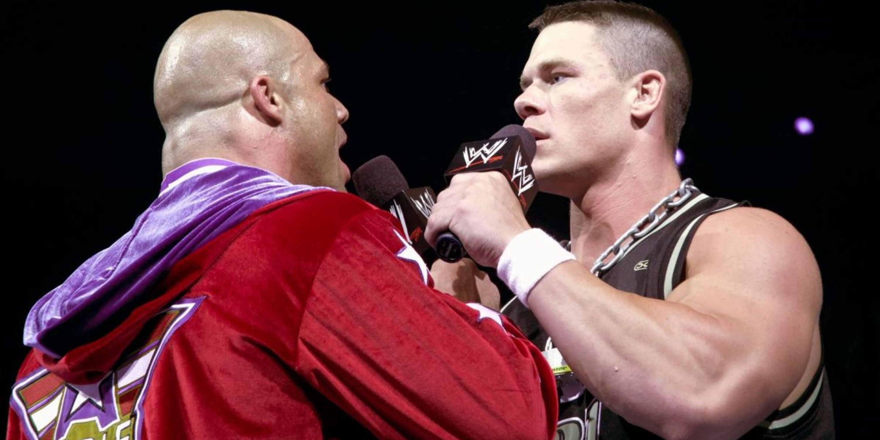 Kurt Angle and John Cena