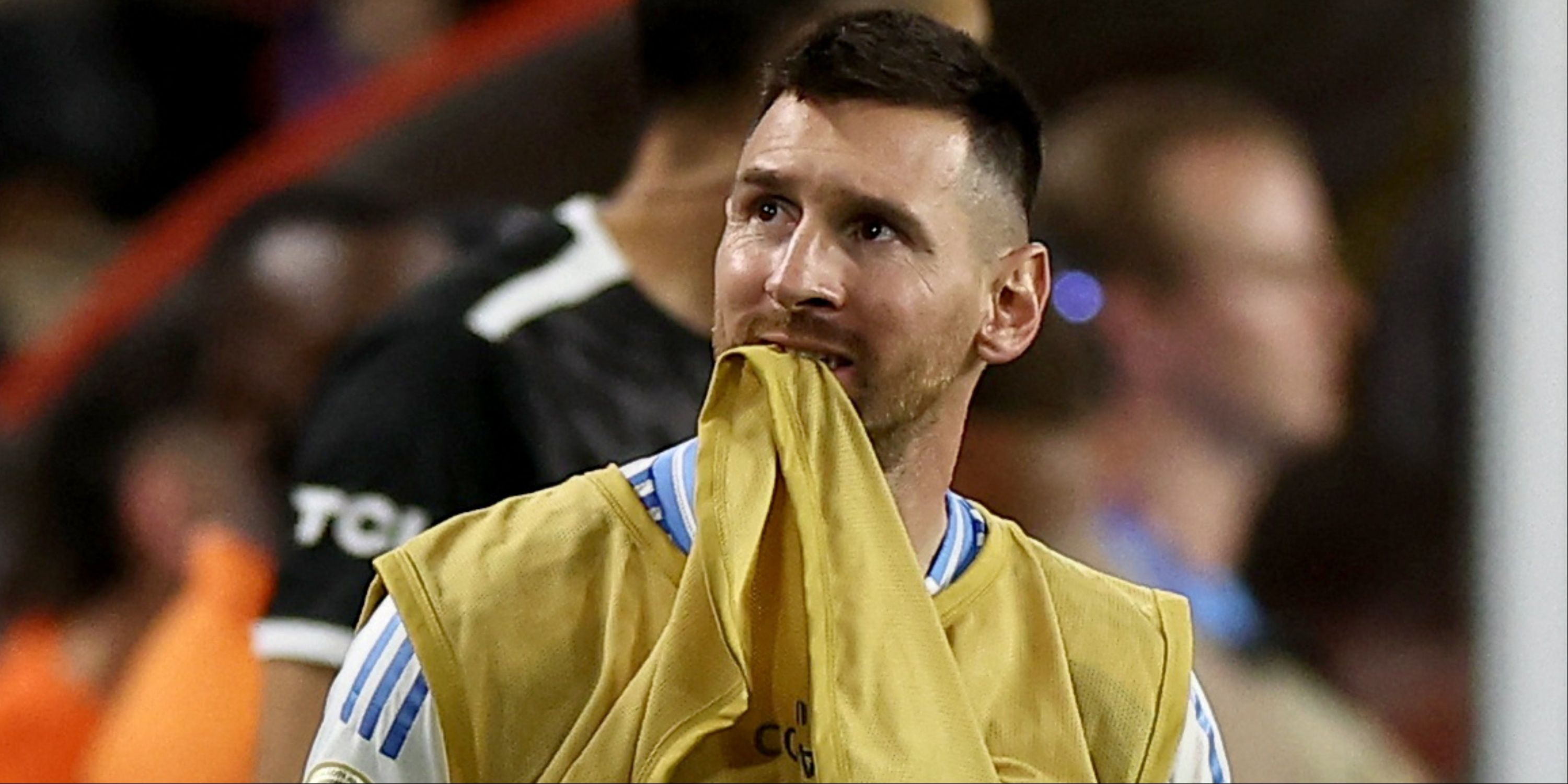 Lionel Messi during the Copa America final