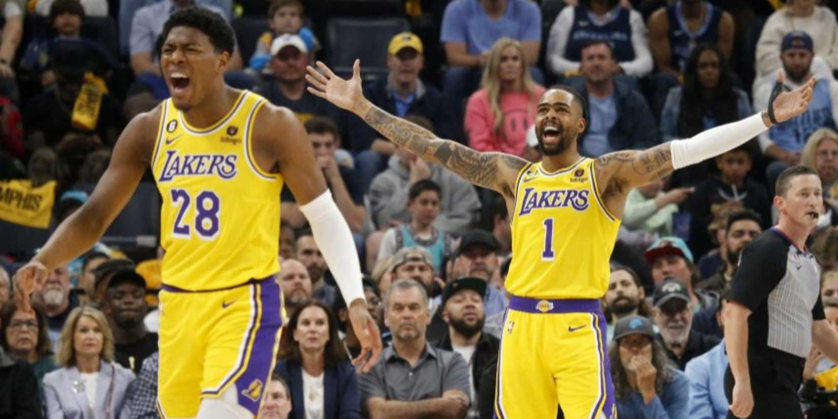 Los Angeles Lakers D'Angelo Russell Rui Hachimura