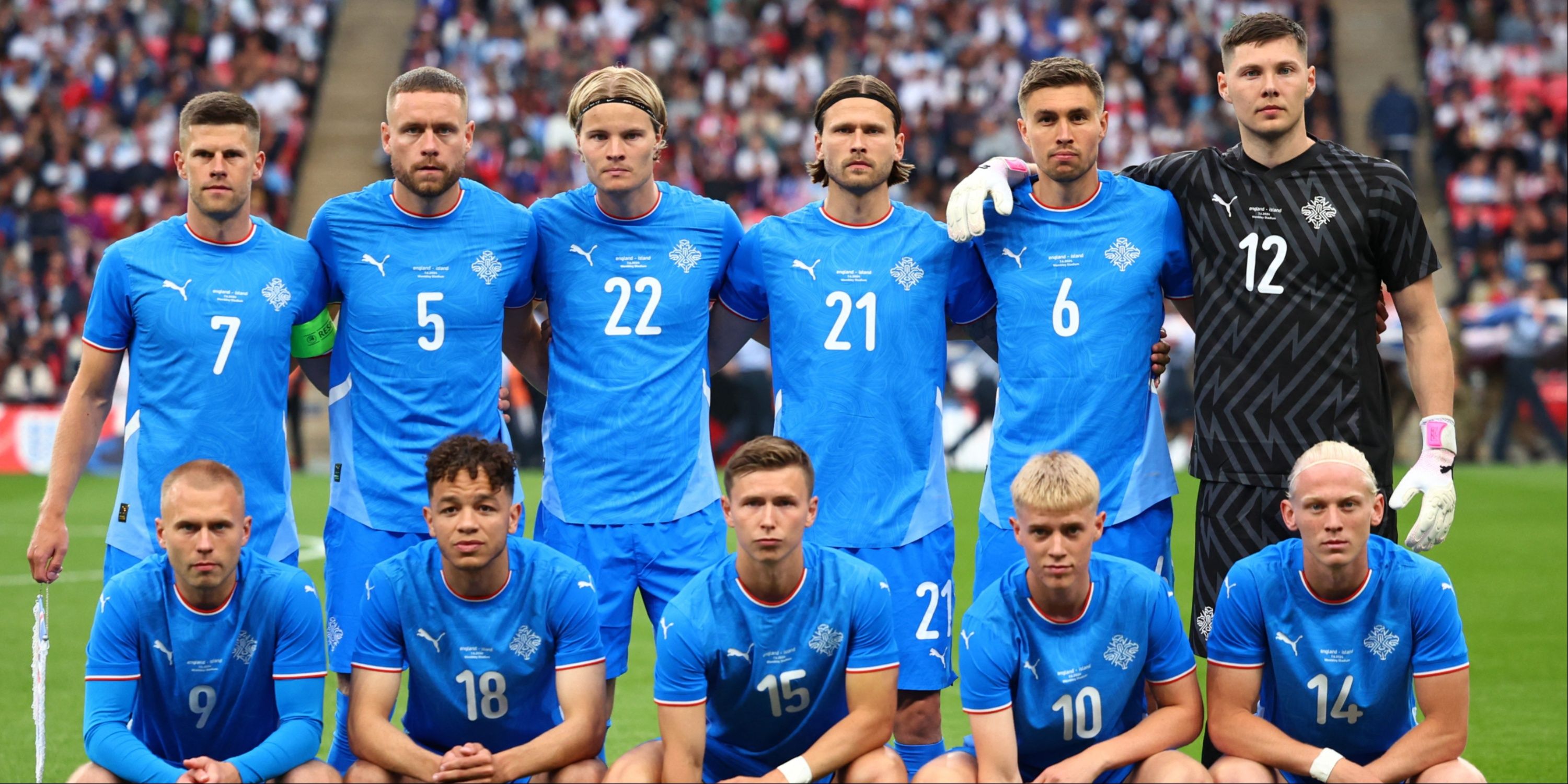 Iceland players