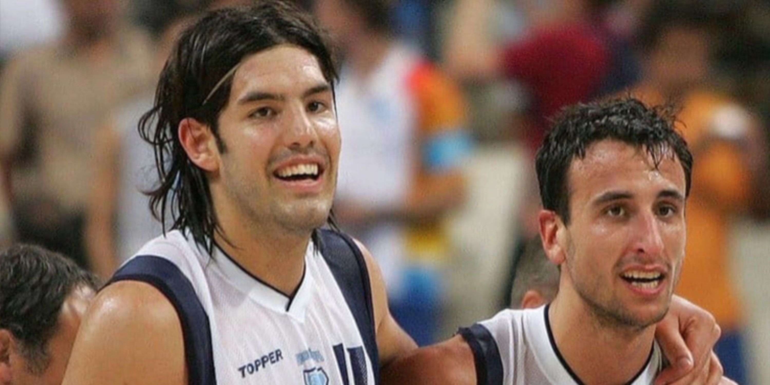 Luis Scola Manu Ginobili Argentina Basketball 2004