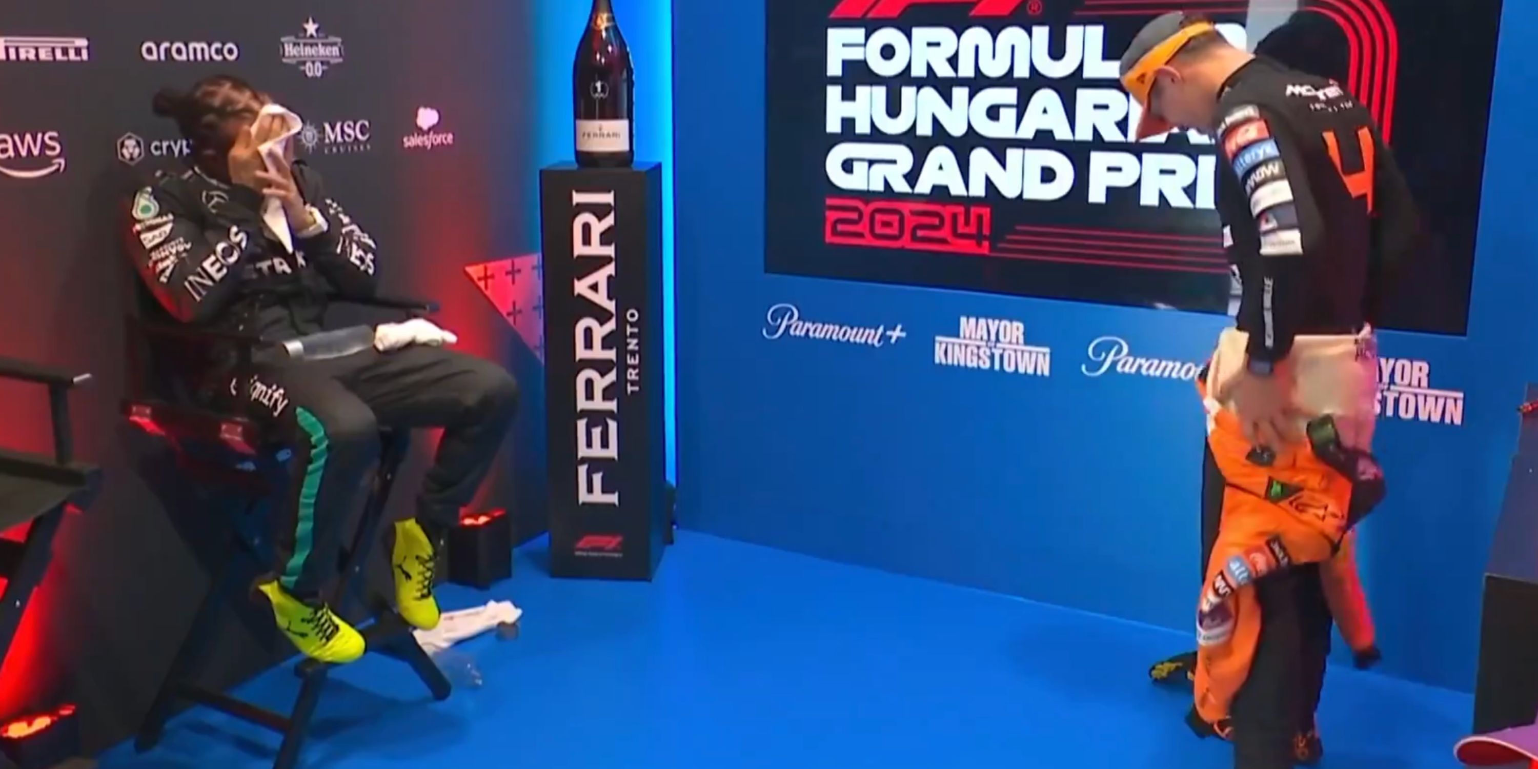 Lewis Hamilton & Lando Norris