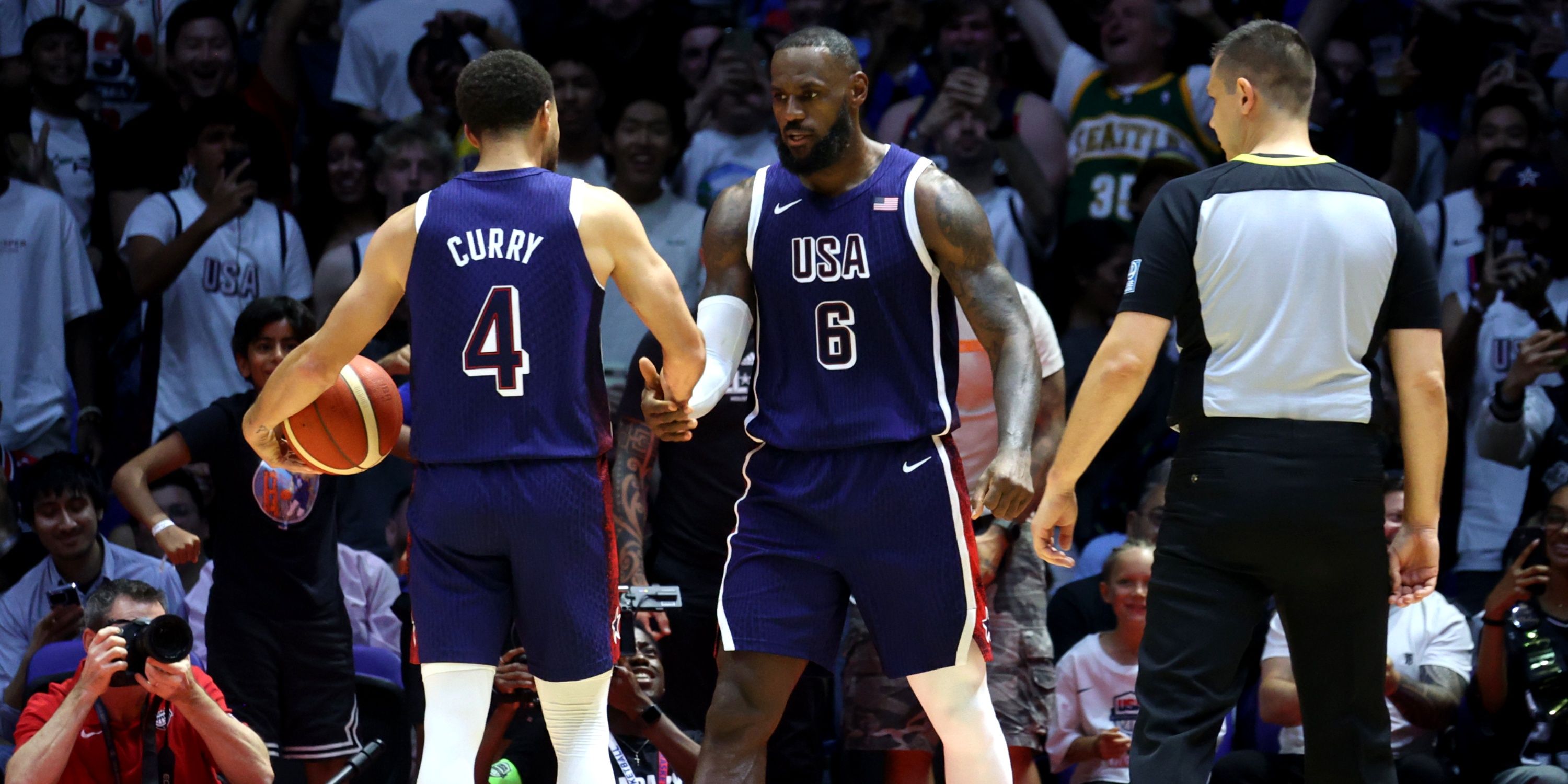 Team USA Steph Curry LeBron James