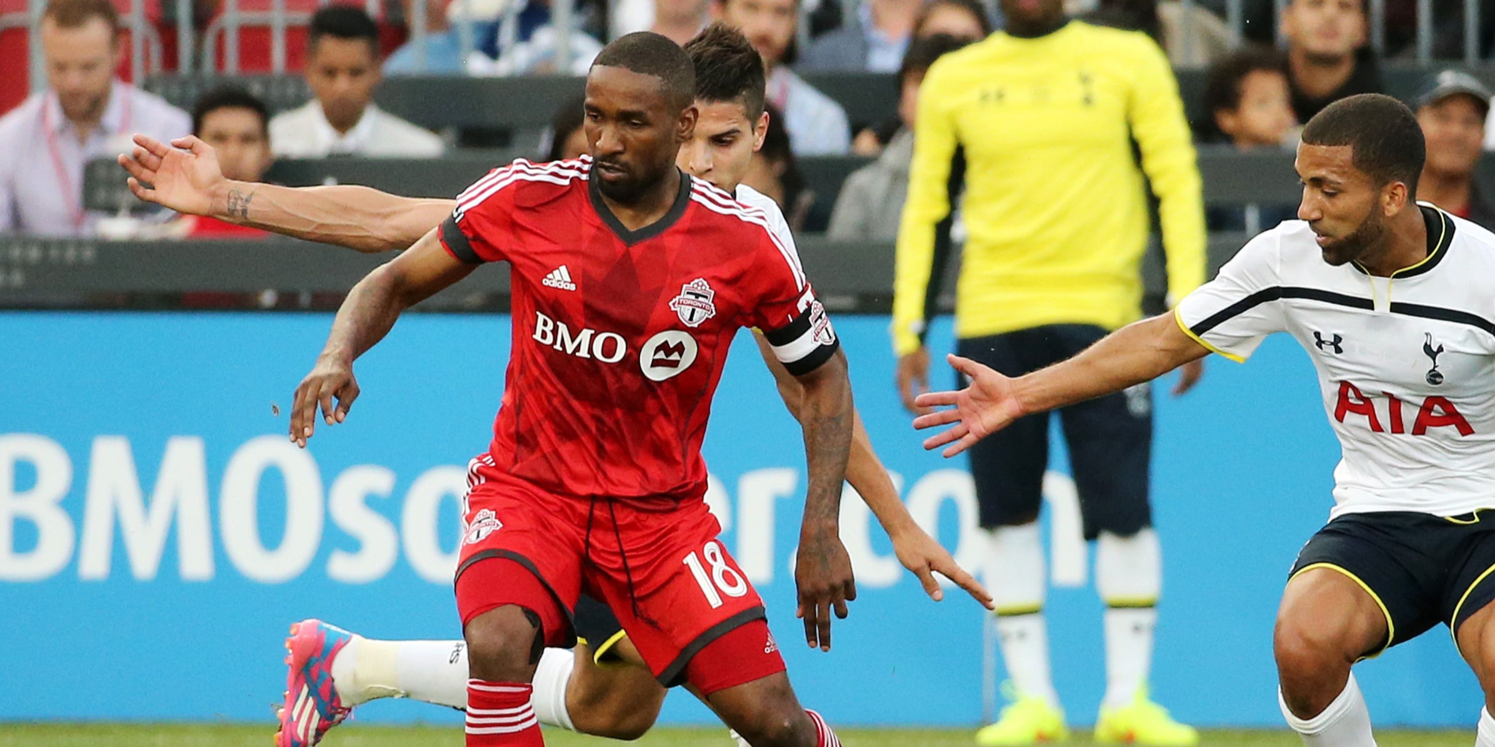 Jermain Defoe playing for Toronto