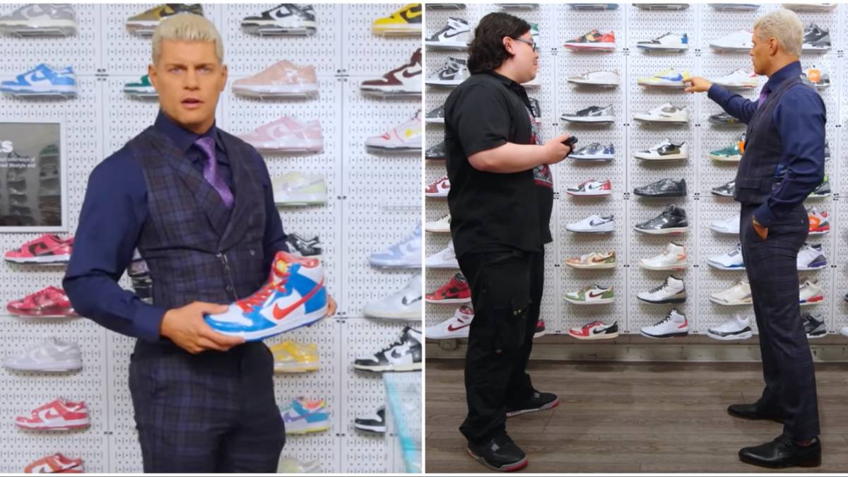 Cody Rhodes Spends Crazy Amount of Money on Trainers Shopping Spree