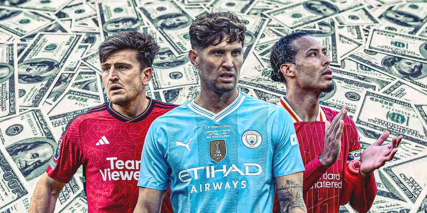 Harry Maguire, John Stones and Virgil van Dijk
