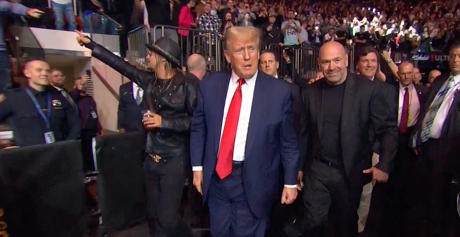 Dana White and Donald Trump