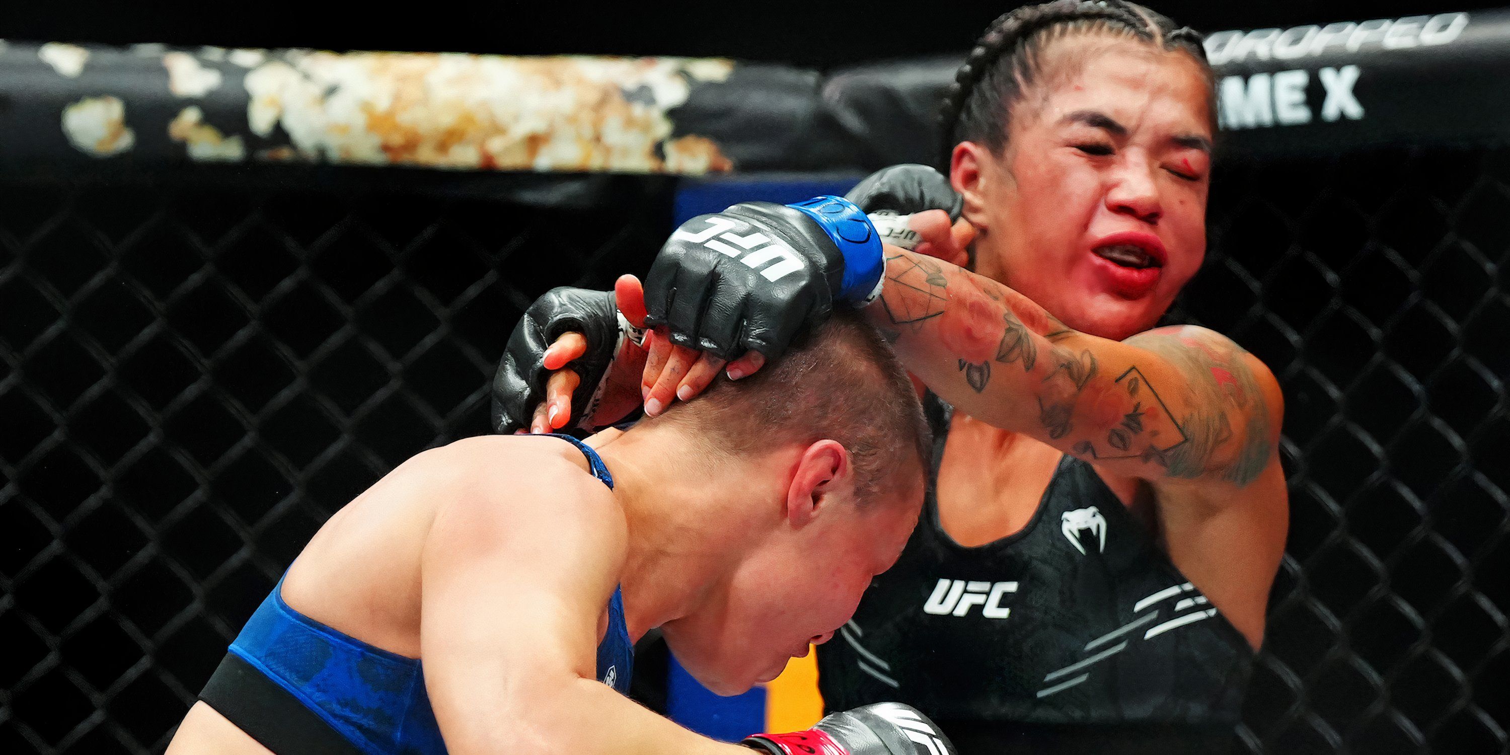 Thug Rose Punched An Eyelash Off Tracy Cortez in Wild UFC Headliner