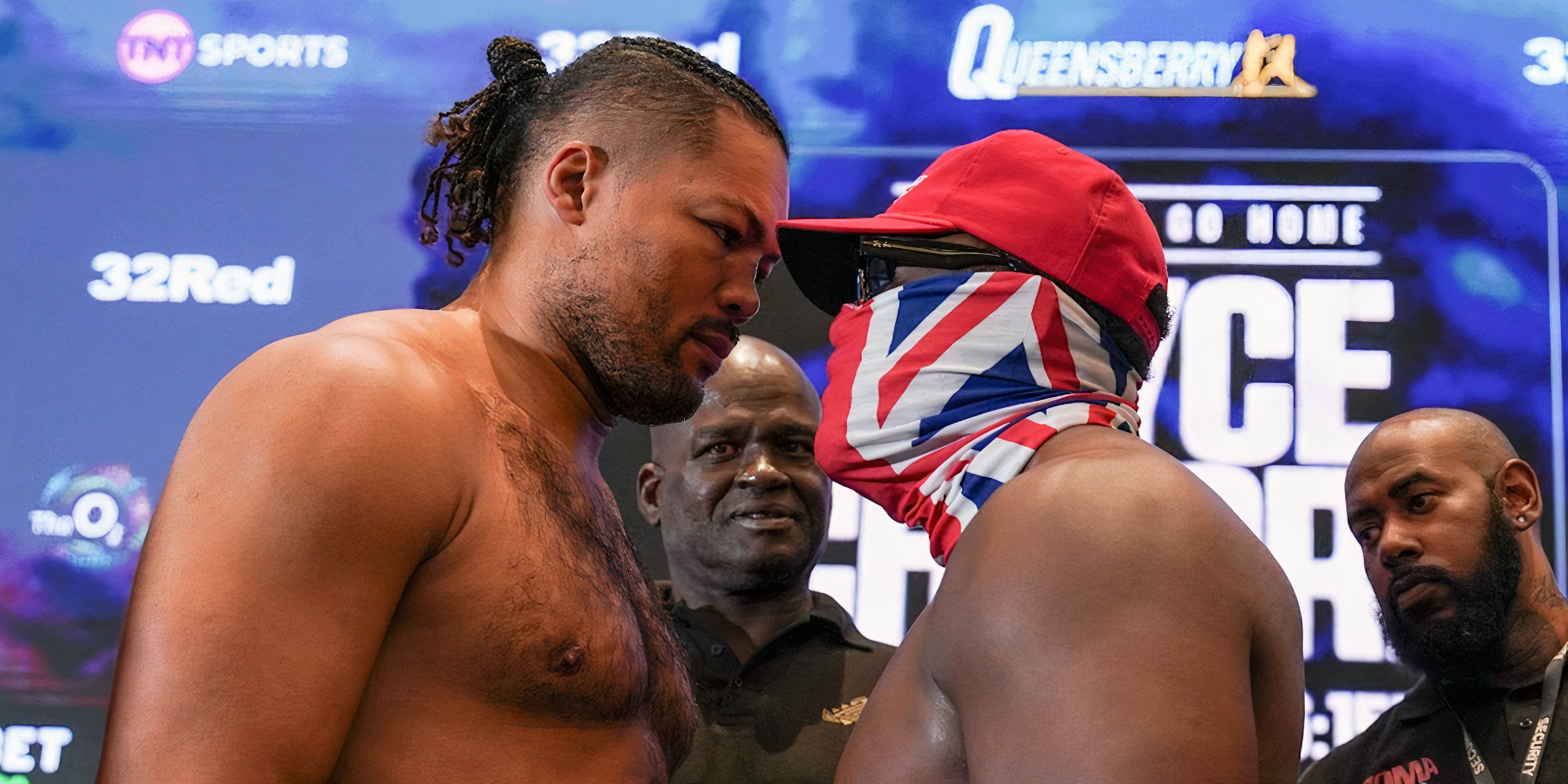 Joe Joyce and Derek Chisora