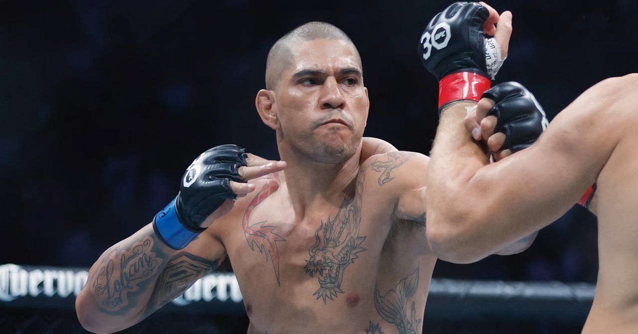 Alex Pereira in UFC action.-1