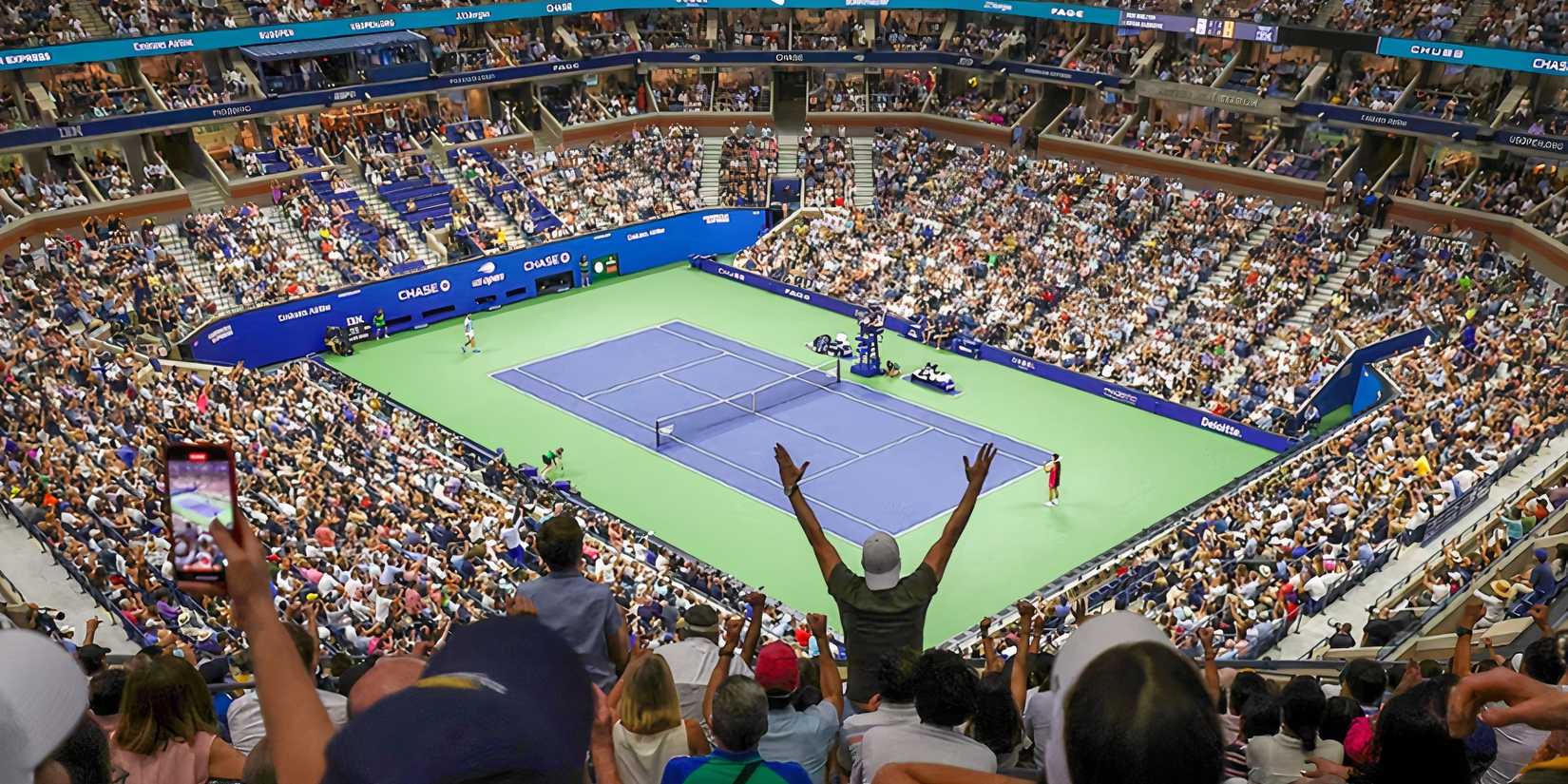 Arthur Ashe Stadium Overhead