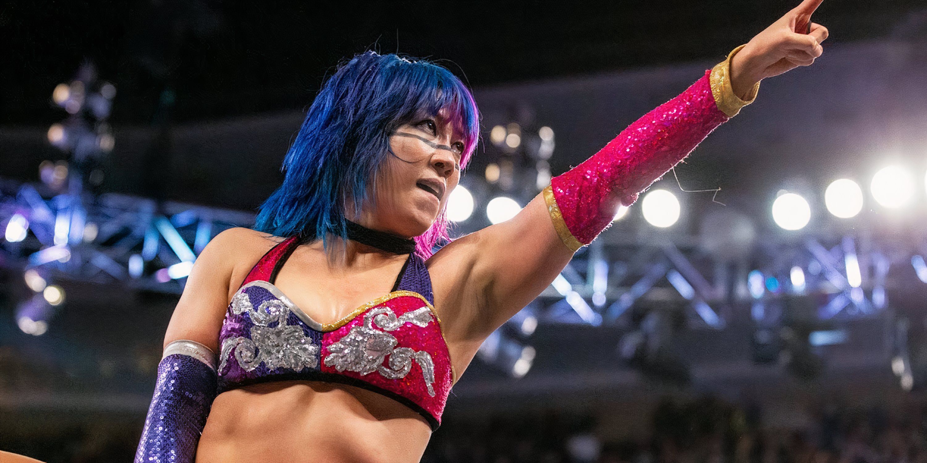 Asuka winning the Royal Rumble 2018Asuka winning the Royal Rumble 2018