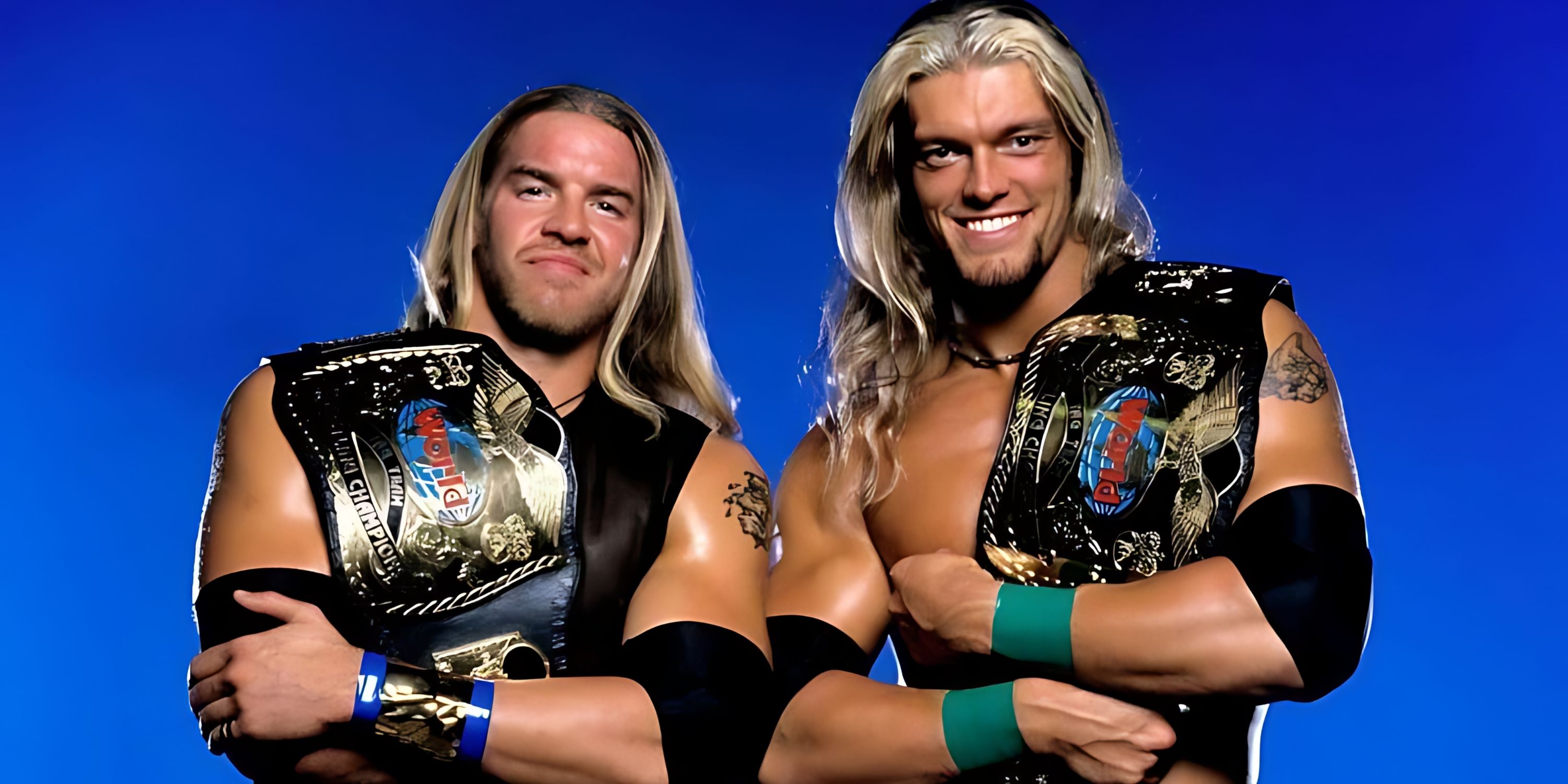 Edge and Christian as Tag Team Champions