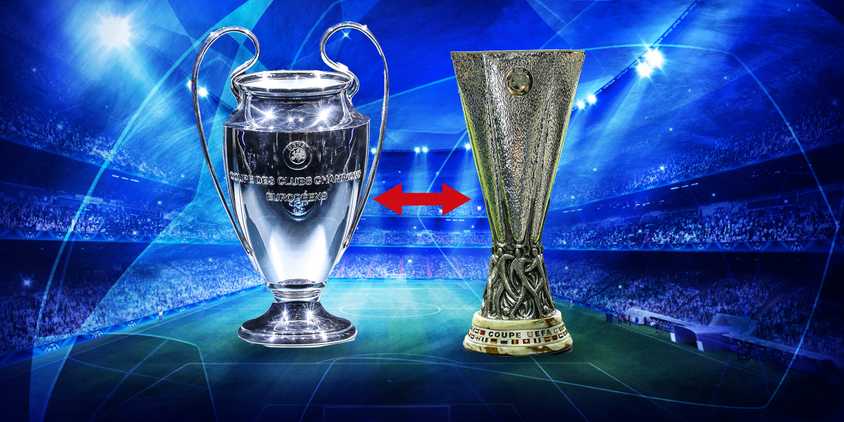 Europa League and Champions League