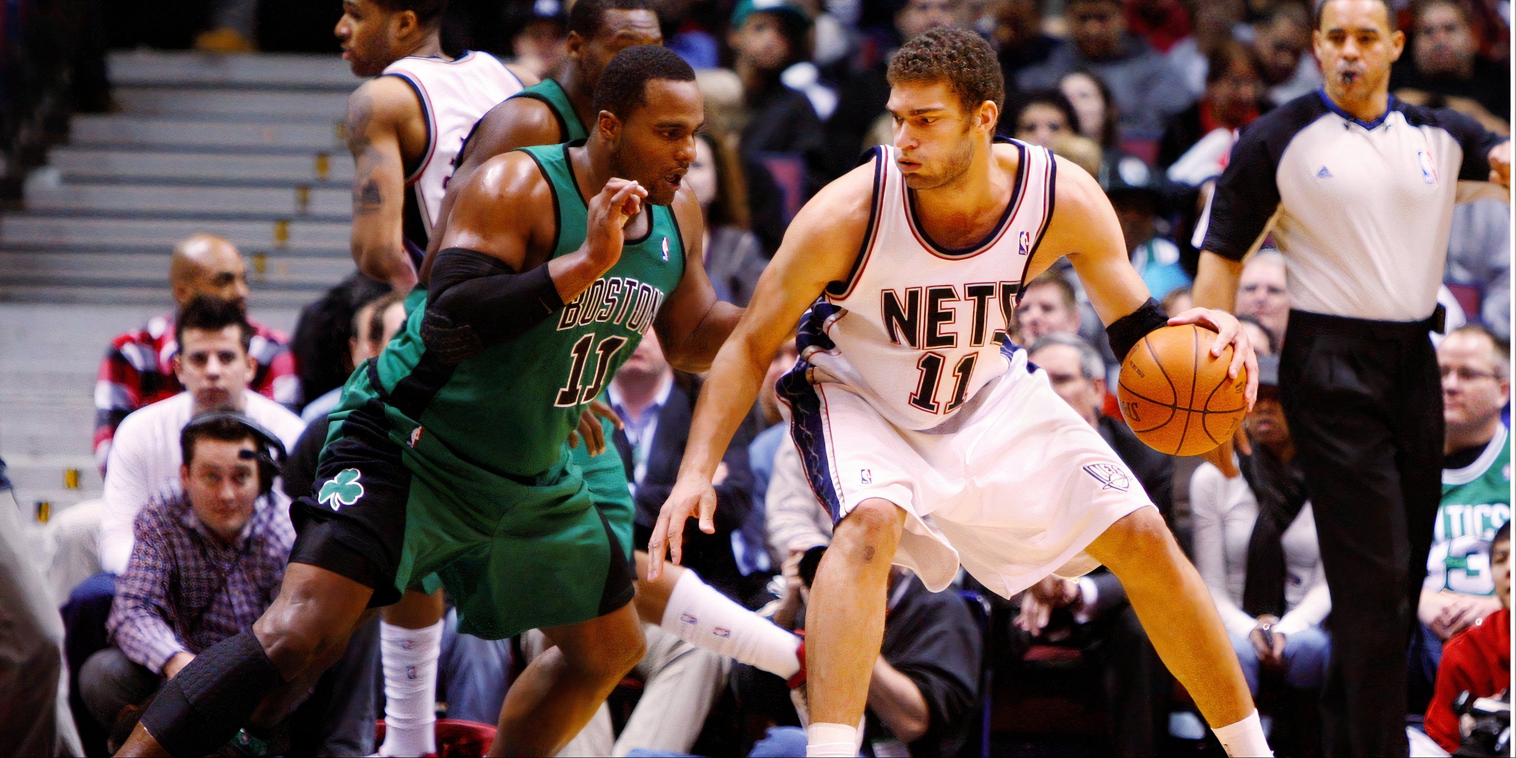 Glen Davis and Brook Lopez