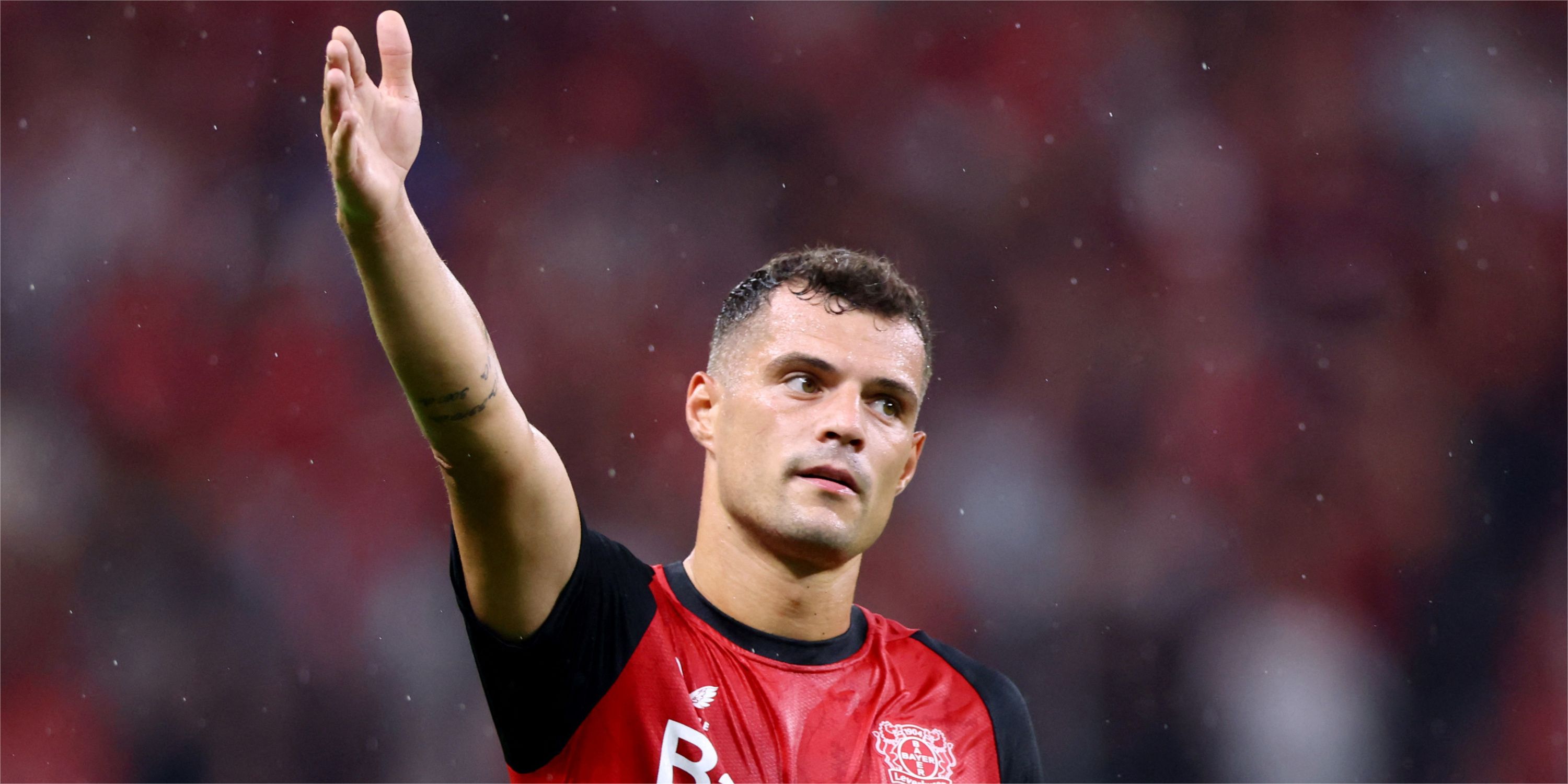 Bayer Leverkusen's Granit Xhaka