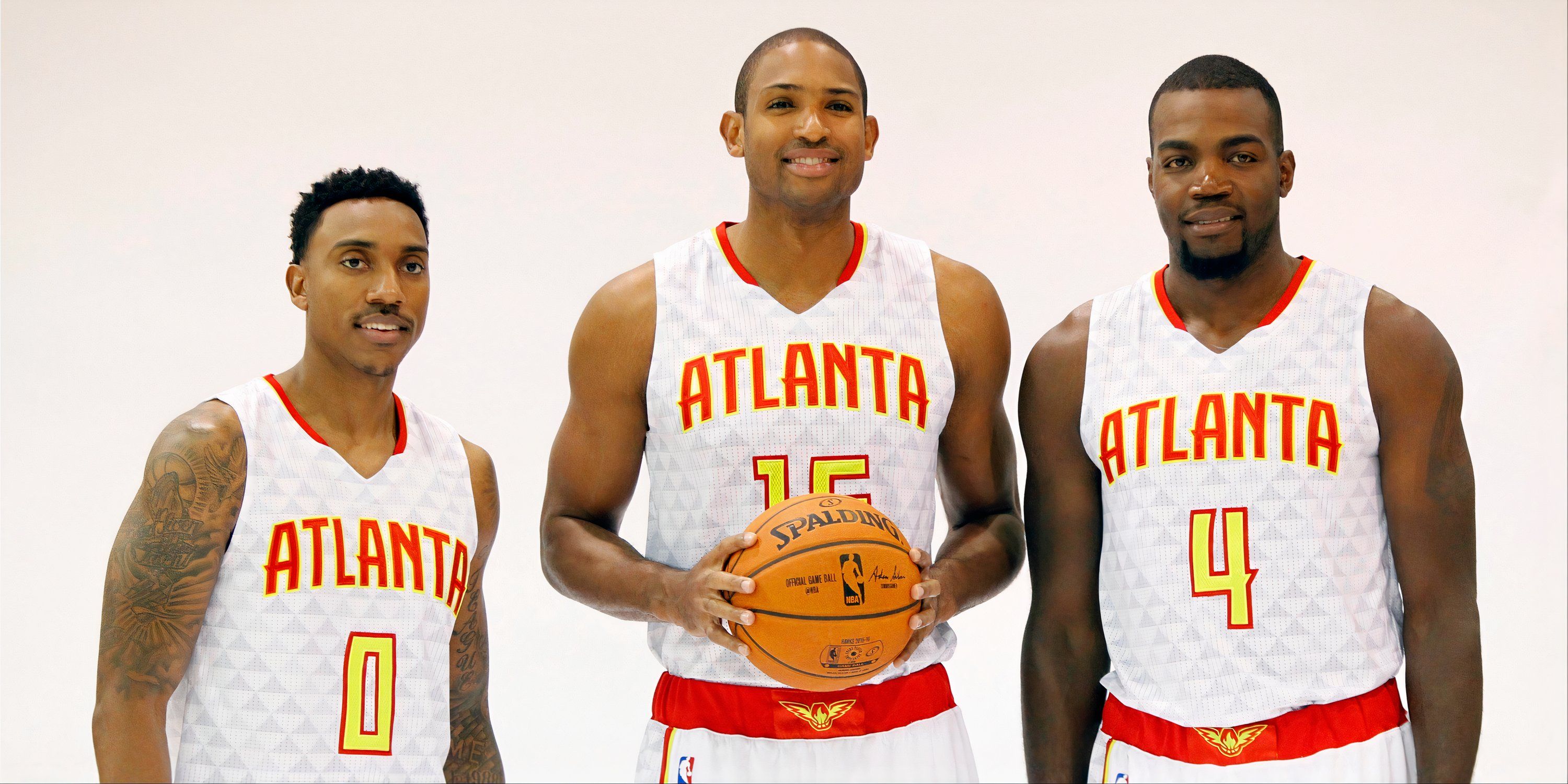 Jeff Teague, Al Horford and Paul Millsap