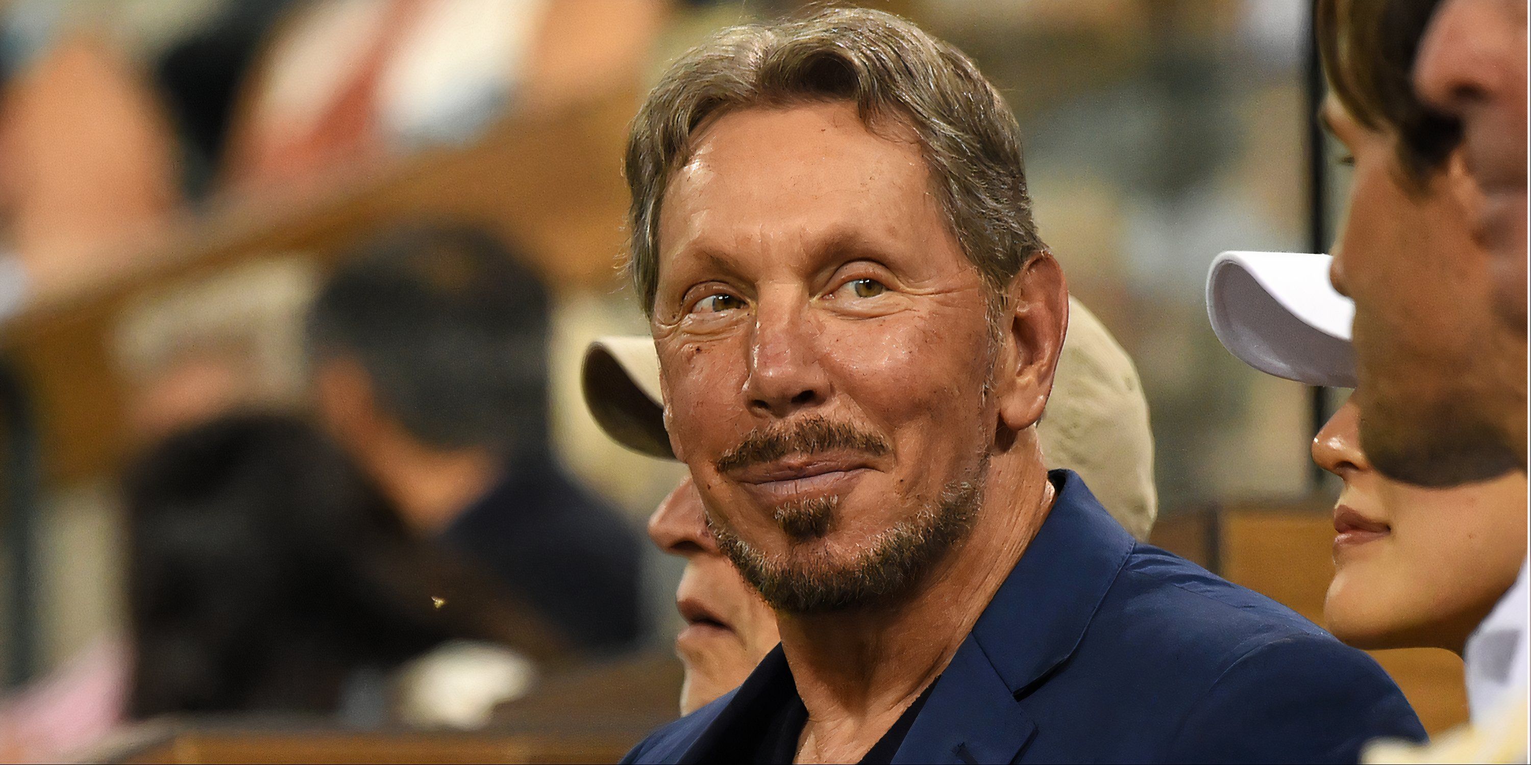 Larry Ellison at BNP Paribas Open