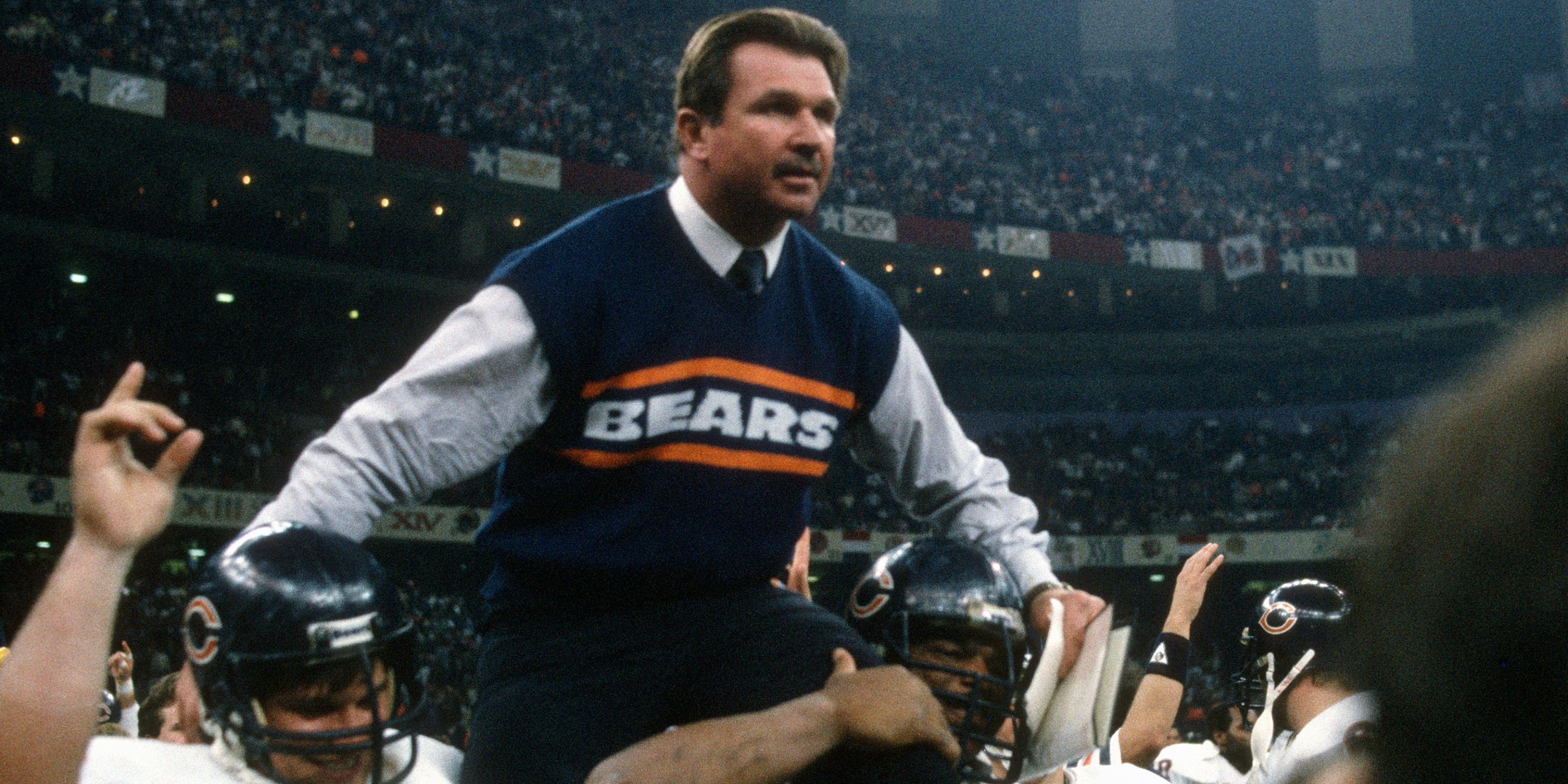 Mike Ditka Chicago Bears Super Bowl 20